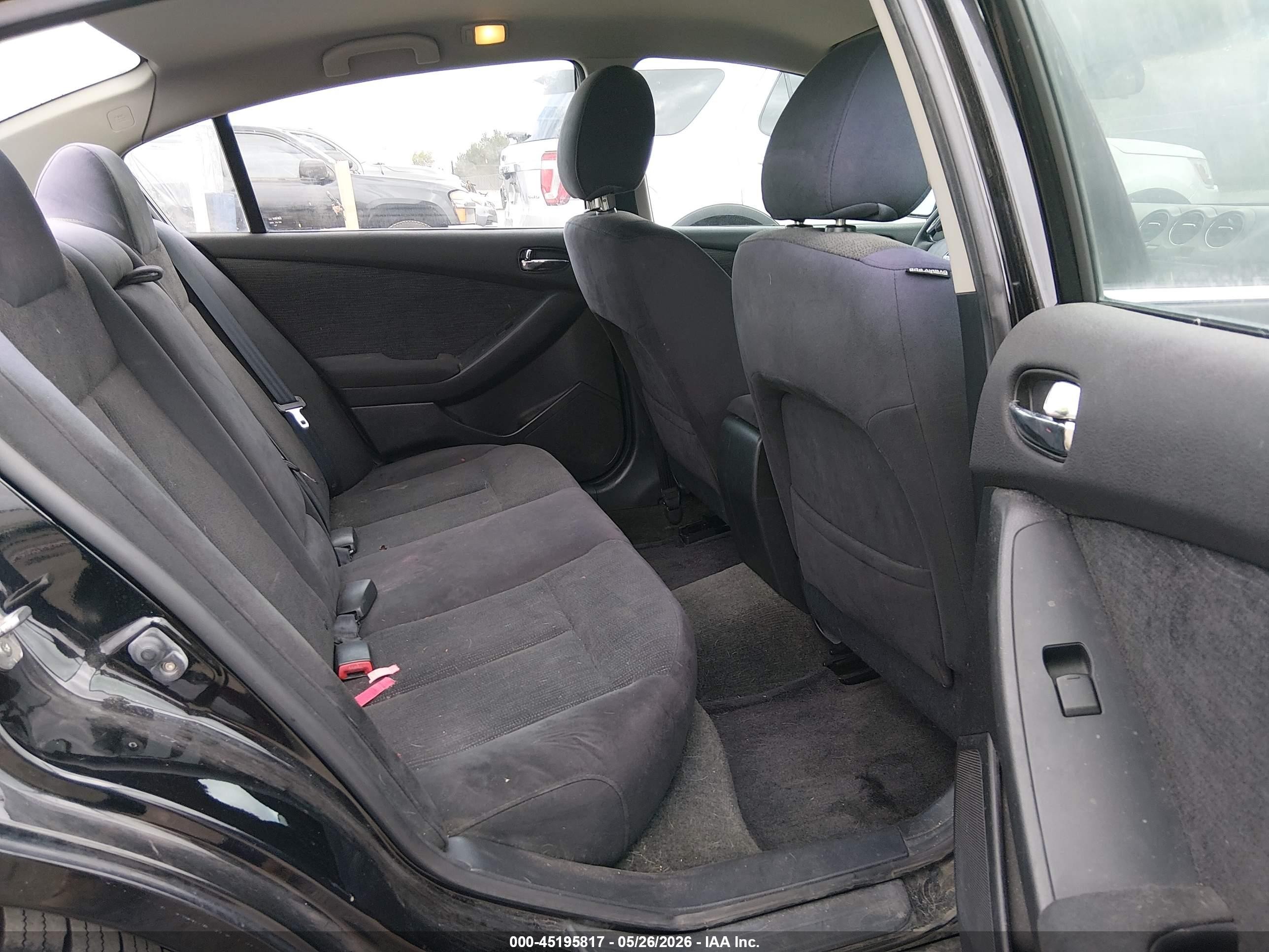 2012 Nissan Altima 2.5 S Black vin: 1N4AL2AP9CC222757