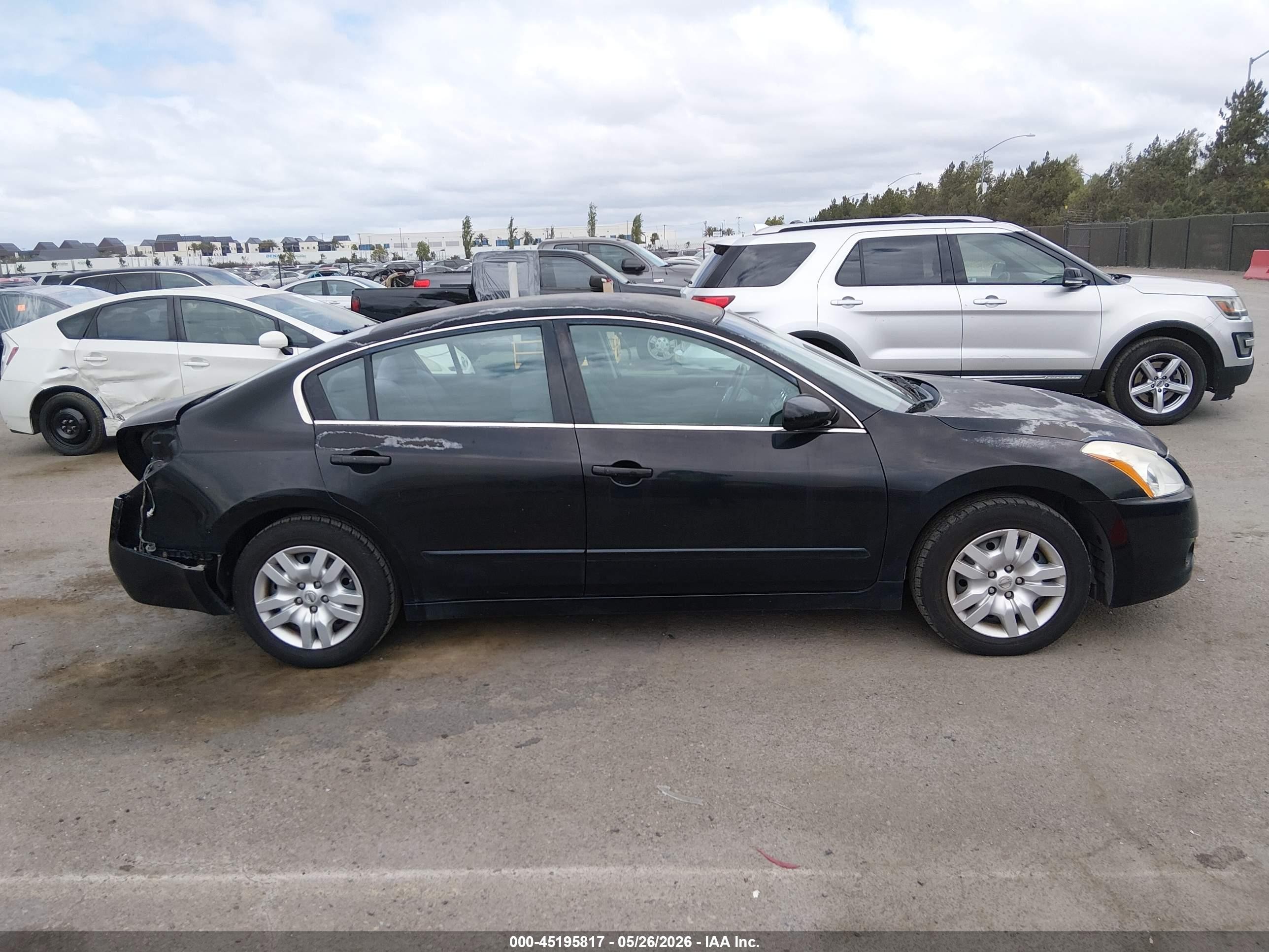 2012 Nissan Altima 2.5 S Black vin: 1N4AL2AP9CC222757