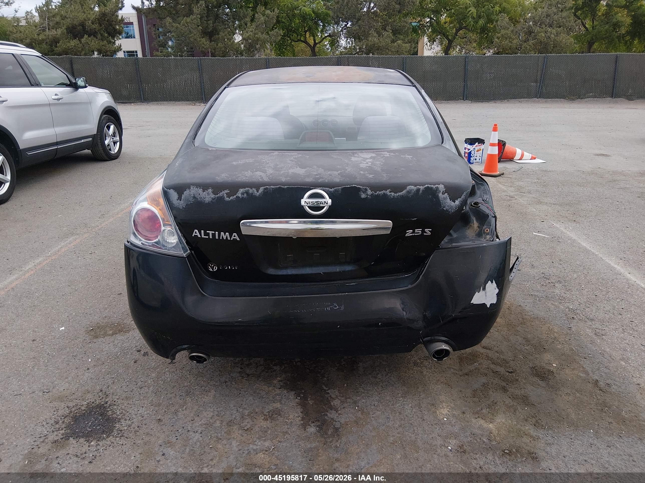 2012 Nissan Altima 2.5 S Black vin: 1N4AL2AP9CC222757