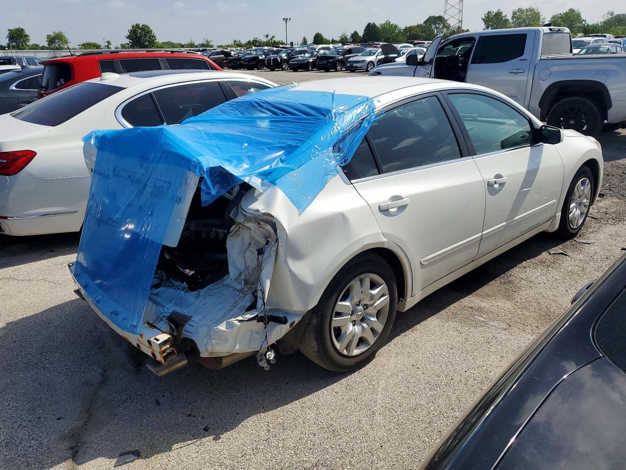 2012 Nissan Altima 2.5 White vin: 1N4AL2AP9CN411798