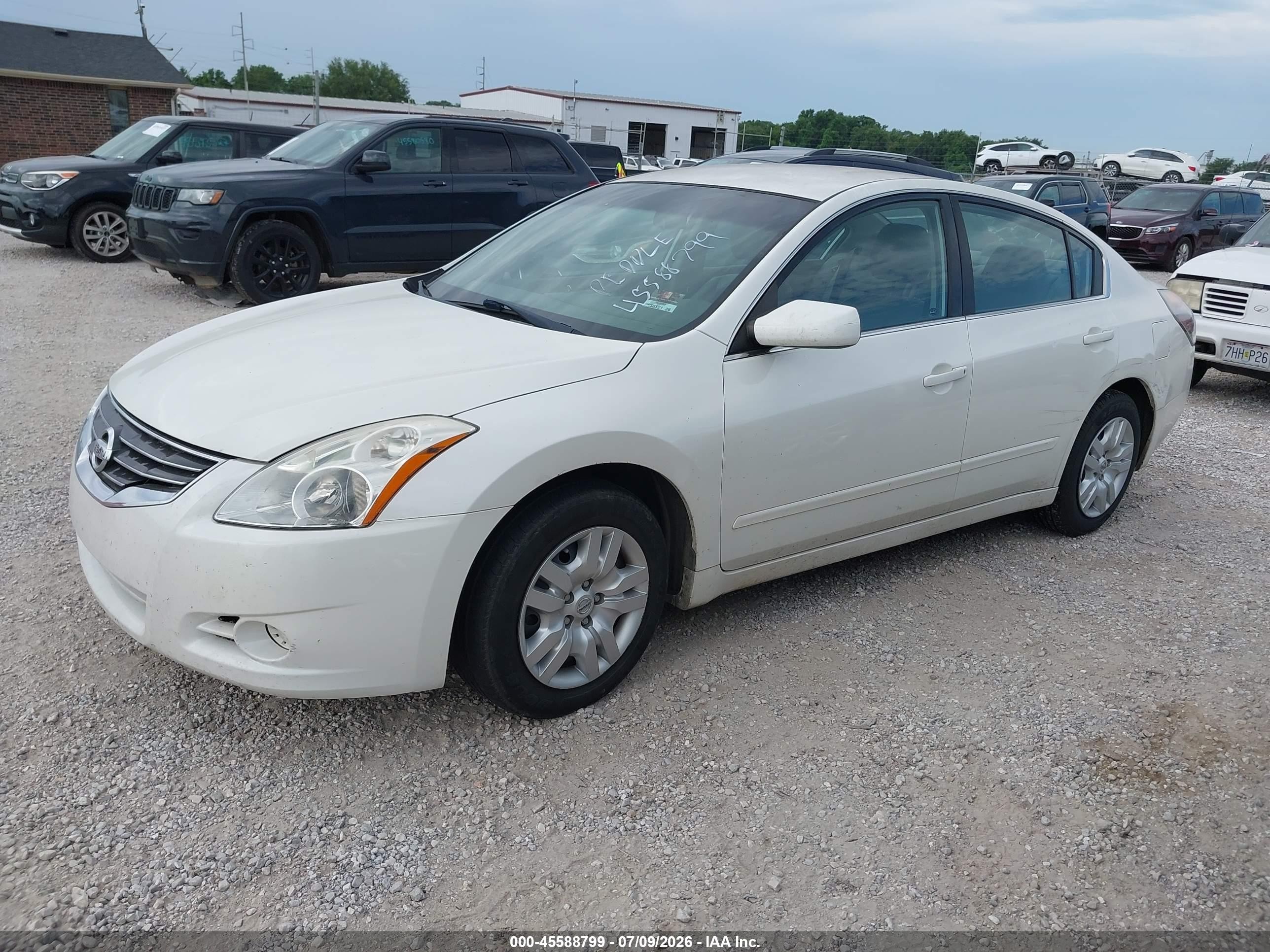 2012 Nissan Altima 2.5 White vin: 1N4AL2AP9CN413129