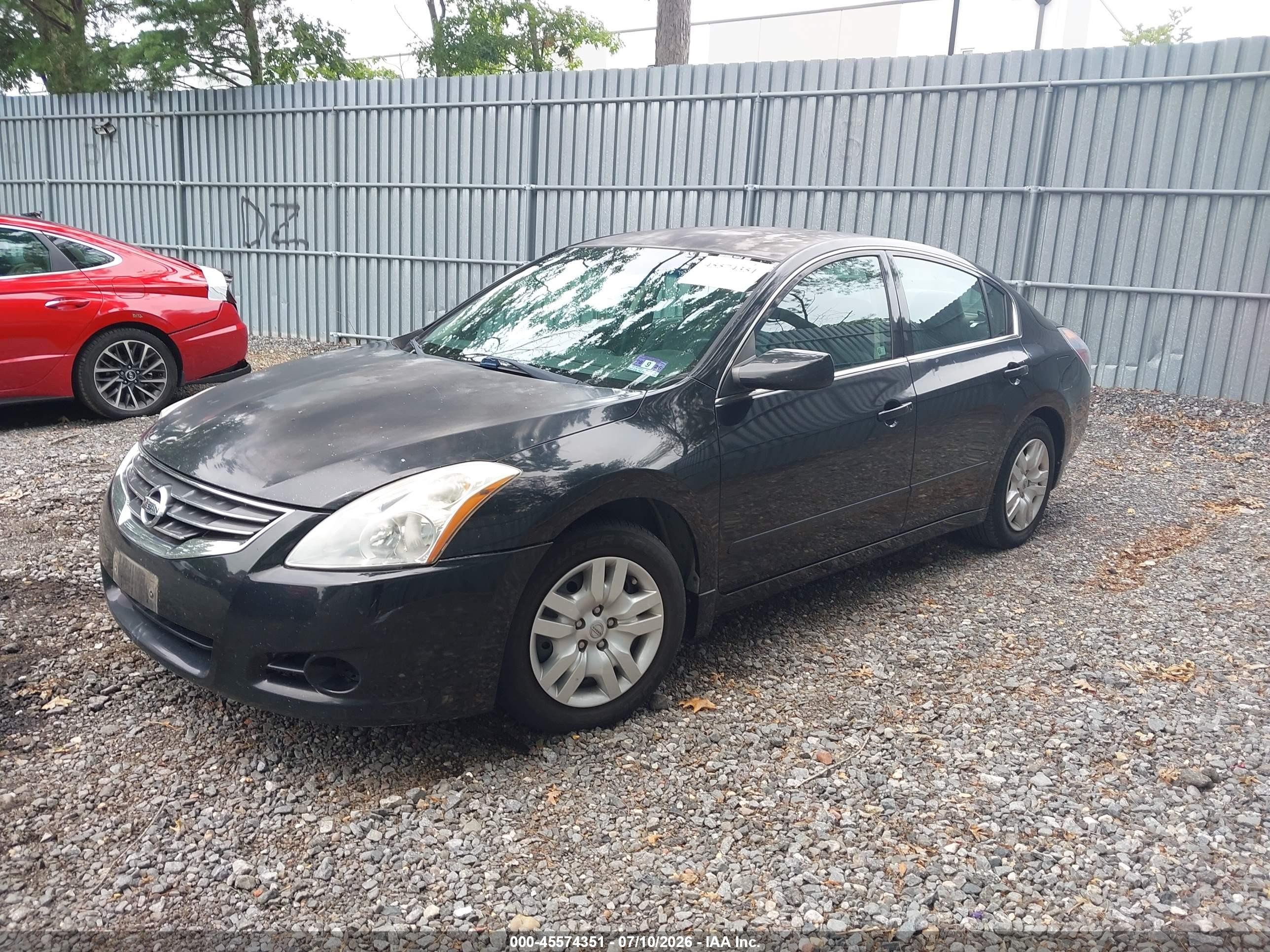 2012 Nissan Altima 2.5 S Black vin: 1N4AL2AP9CN423501
