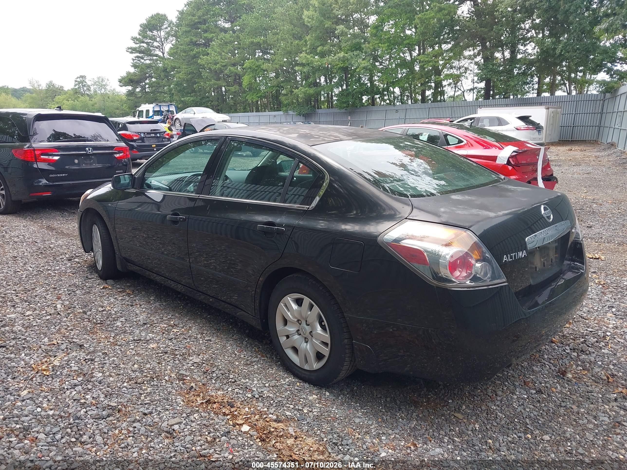 2012 Nissan Altima 2.5 S Black vin: 1N4AL2AP9CN423501