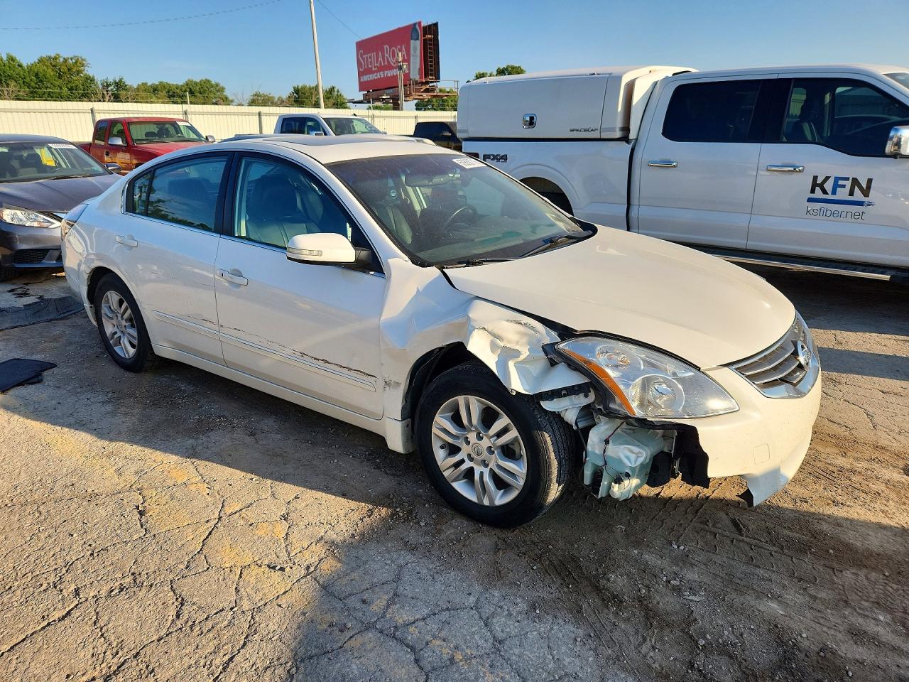 2012 Nissan Altima White vin: 1N4AL2AP9CN433557