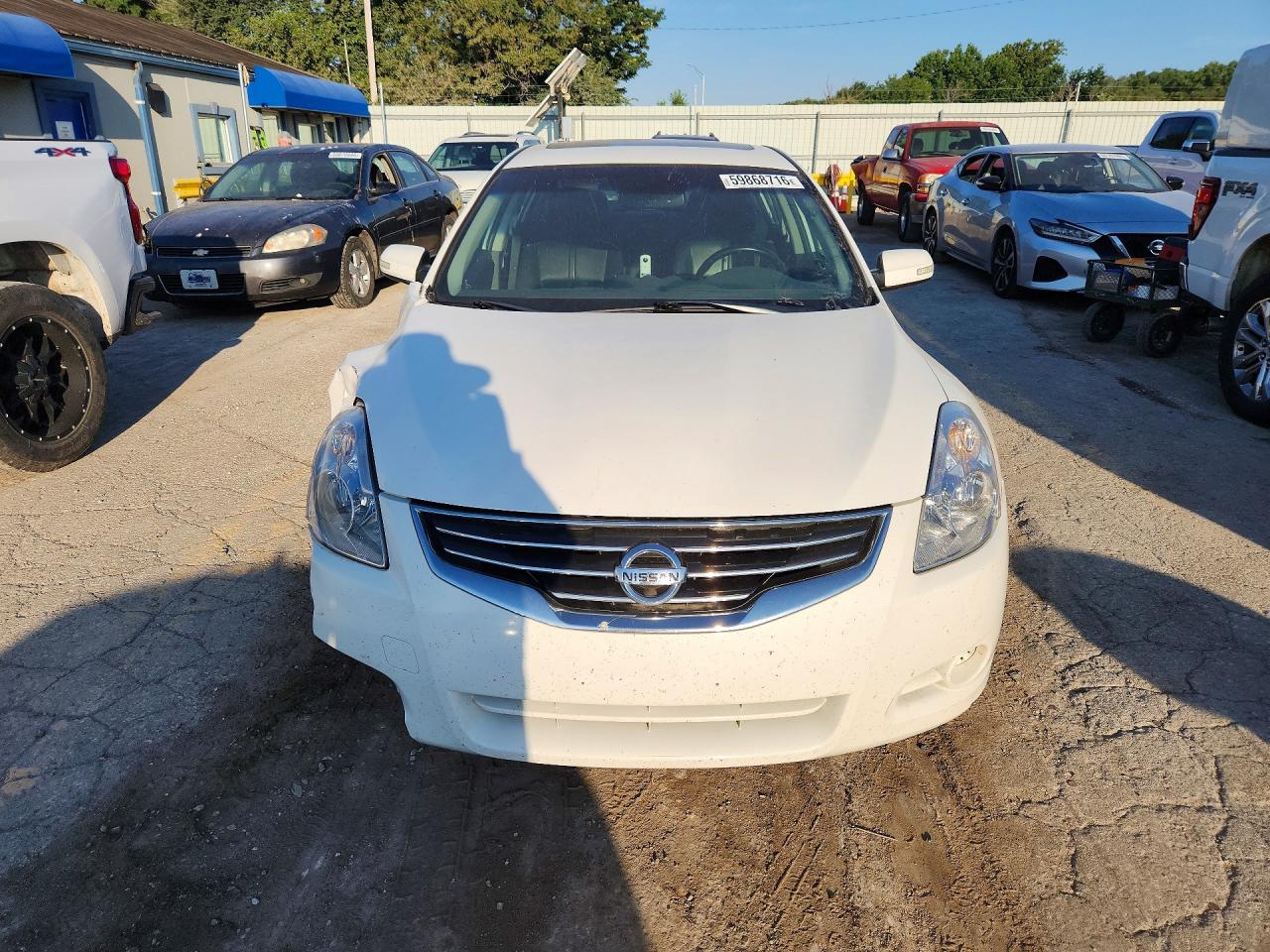 2012 Nissan Altima White vin: 1N4AL2AP9CN433557