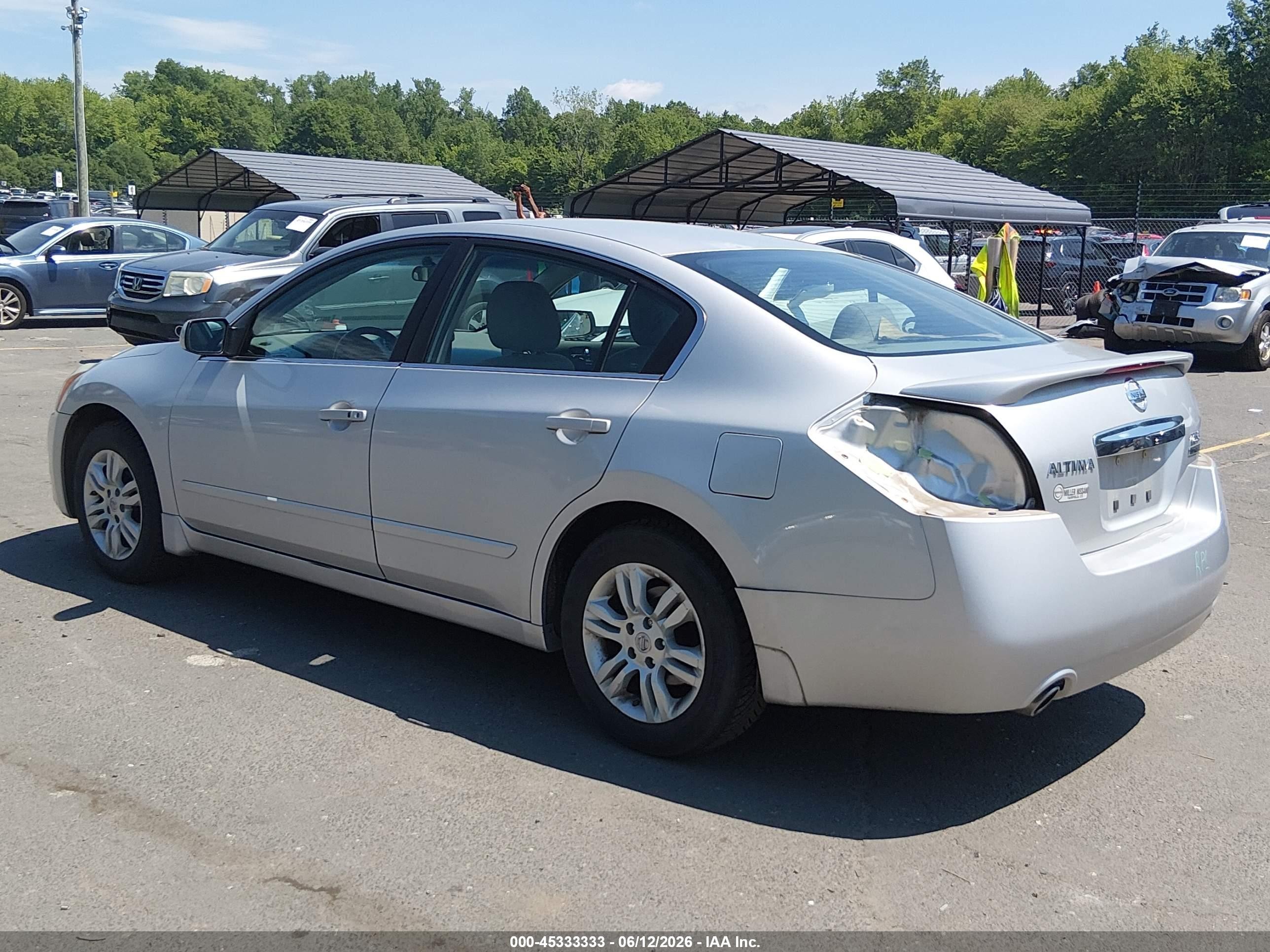 2012 Nissan Altima 2.5 S Silver vin: 1N4AL2AP9CN433994