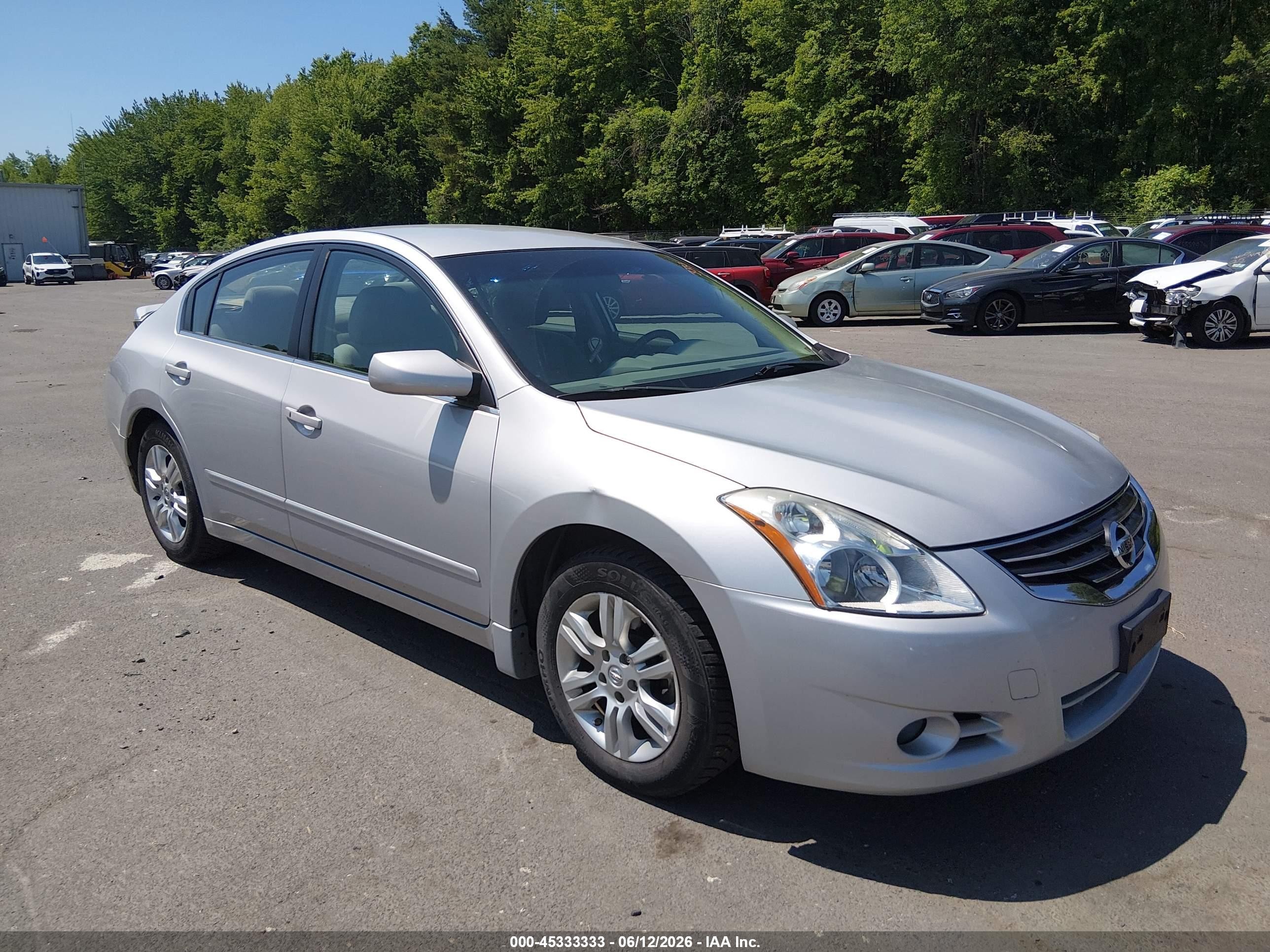 2012 Nissan Altima 2.5 S Silver vin: 1N4AL2AP9CN433994