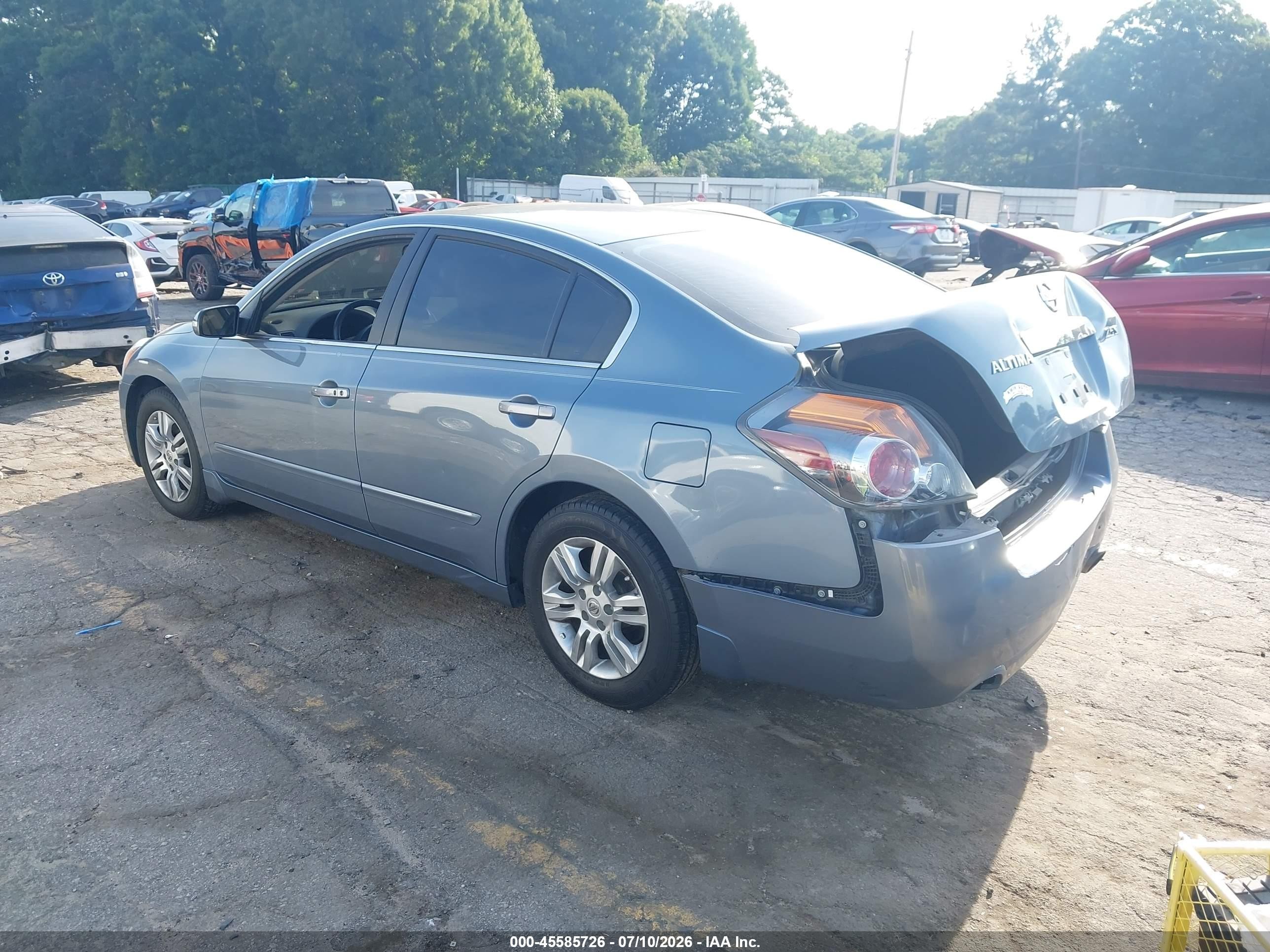 2012 Nissan Altima 2.5 S Light Blue vin: 1N4AL2AP9CN440167