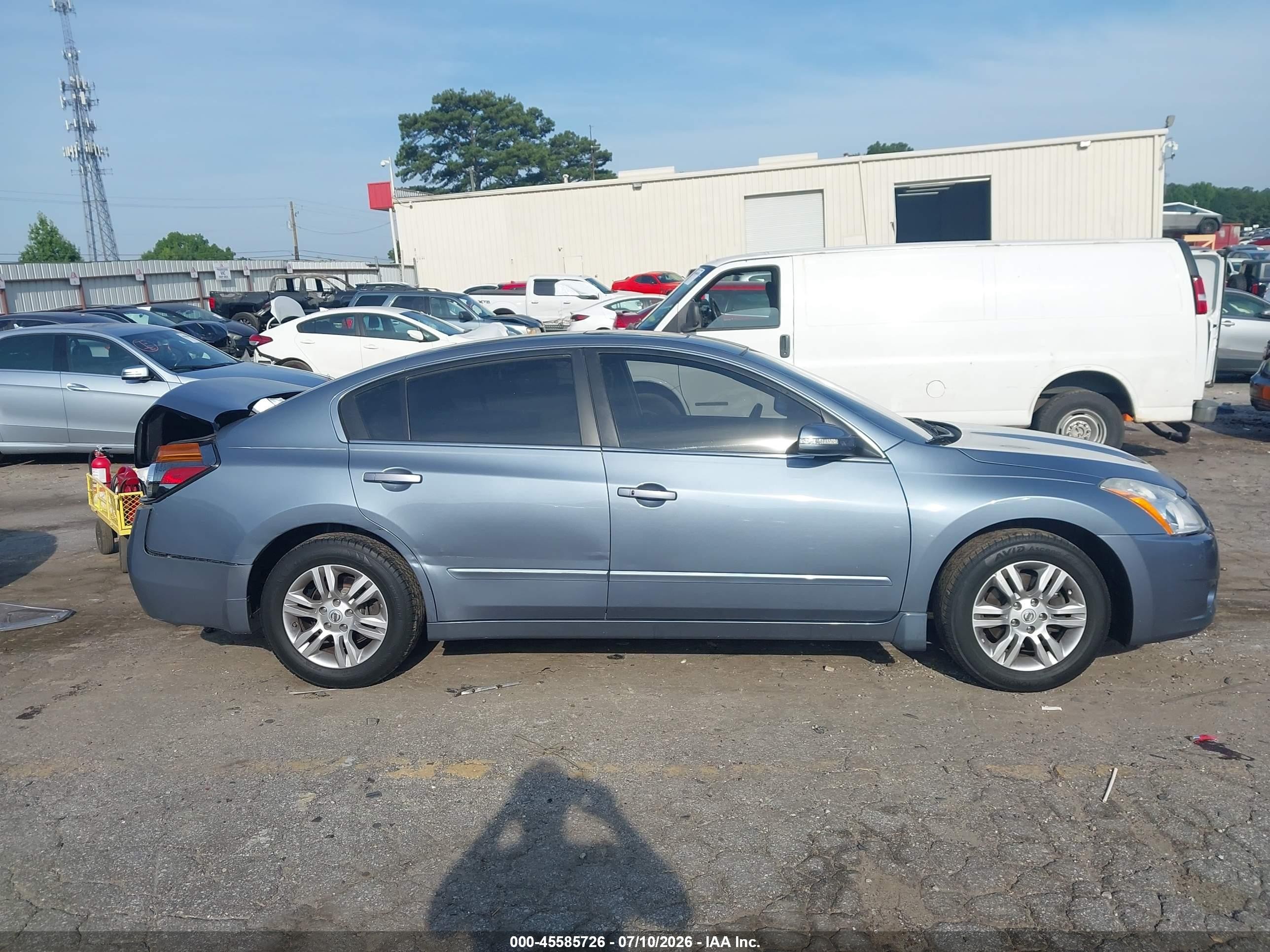 2012 Nissan Altima 2.5 S Light Blue vin: 1N4AL2AP9CN440167