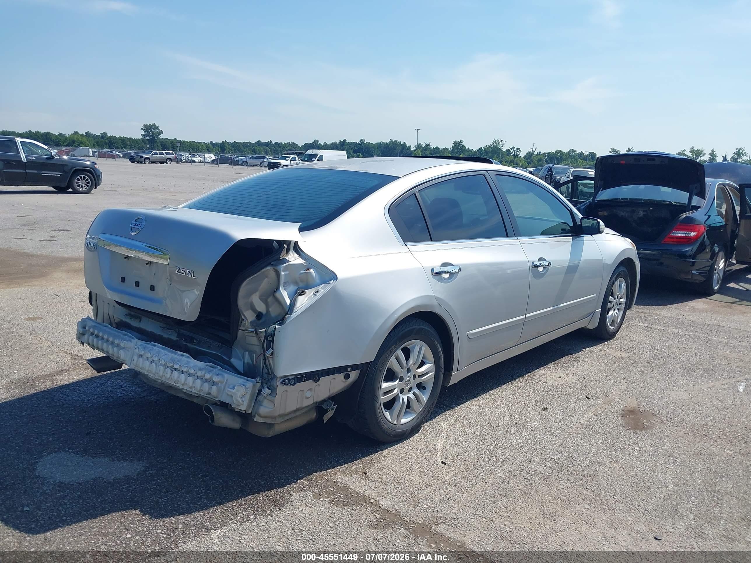 2012 Nissan Altima 2.5 S Silver vin: 1N4AL2AP9CN447068