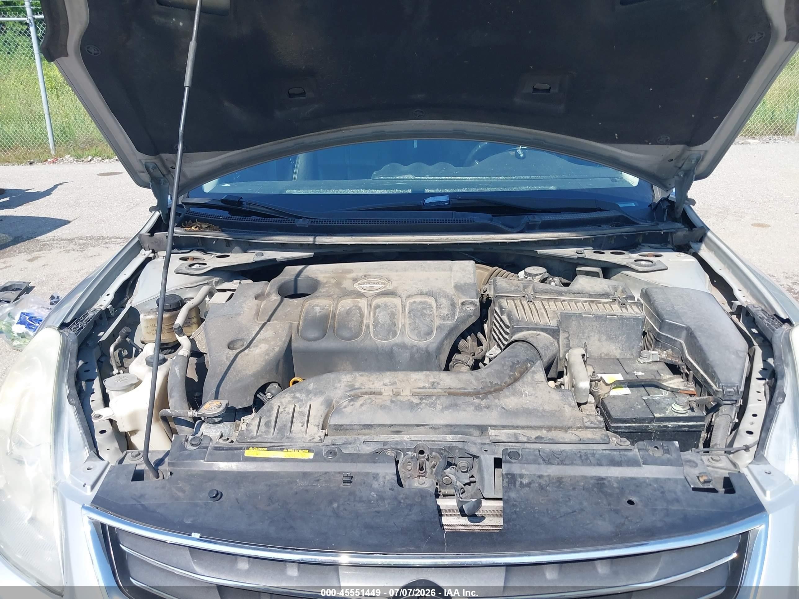 2012 Nissan Altima 2.5 S Silver vin: 1N4AL2AP9CN447068