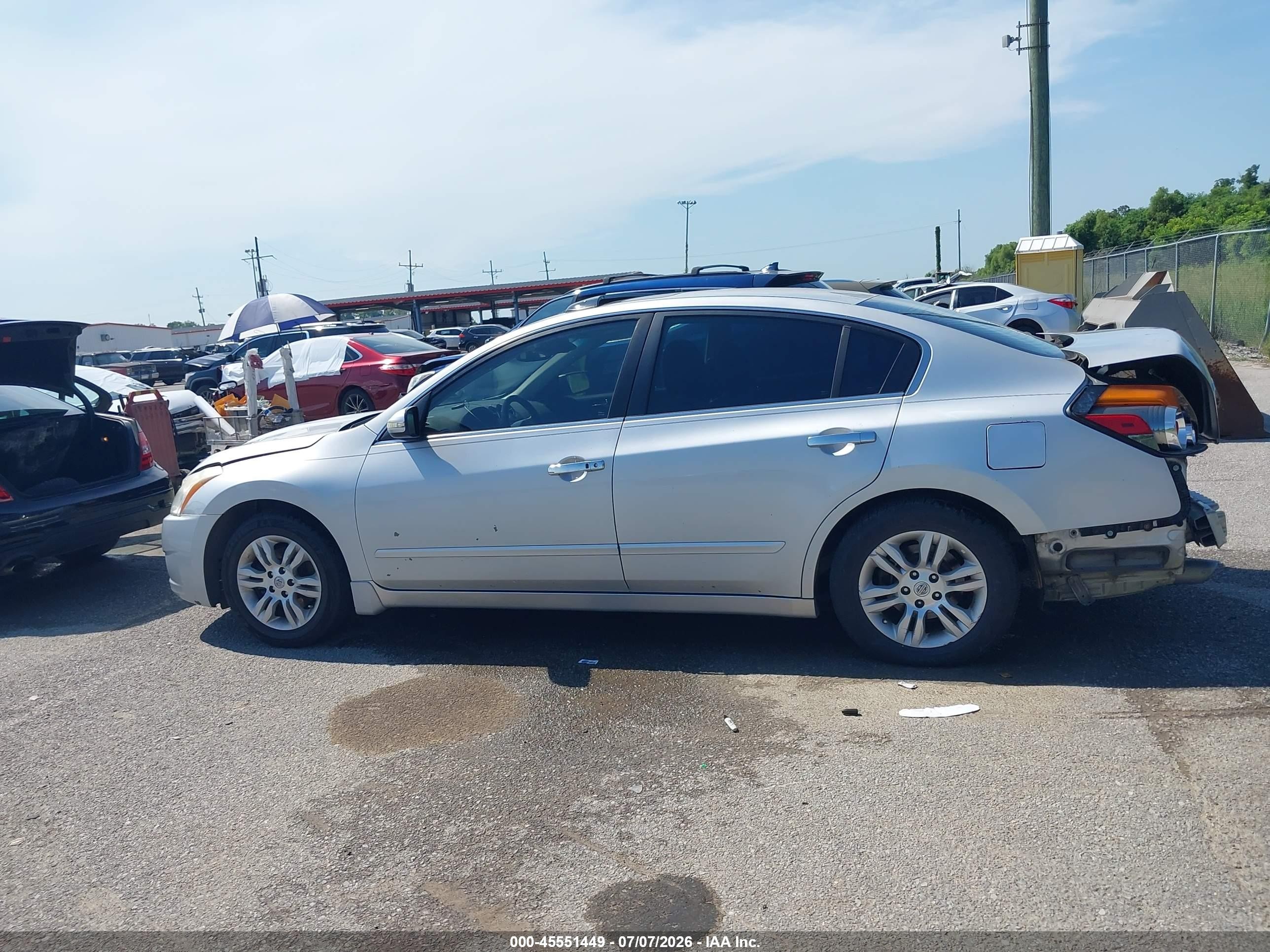 2012 Nissan Altima 2.5 S Silver vin: 1N4AL2AP9CN447068