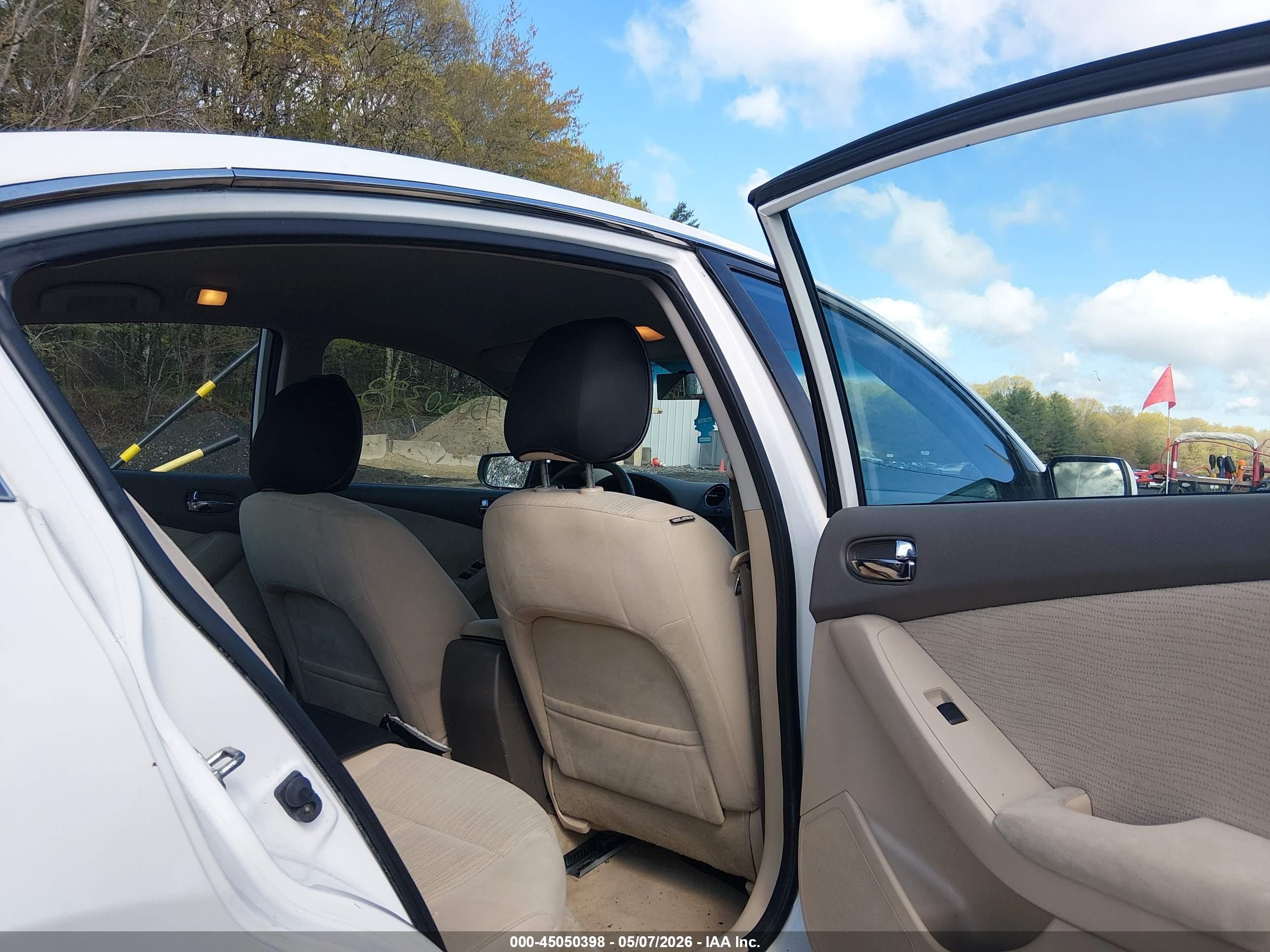 2012 Nissan Altima 2.5 S Белый vin: 1N4AL2AP9CN449256