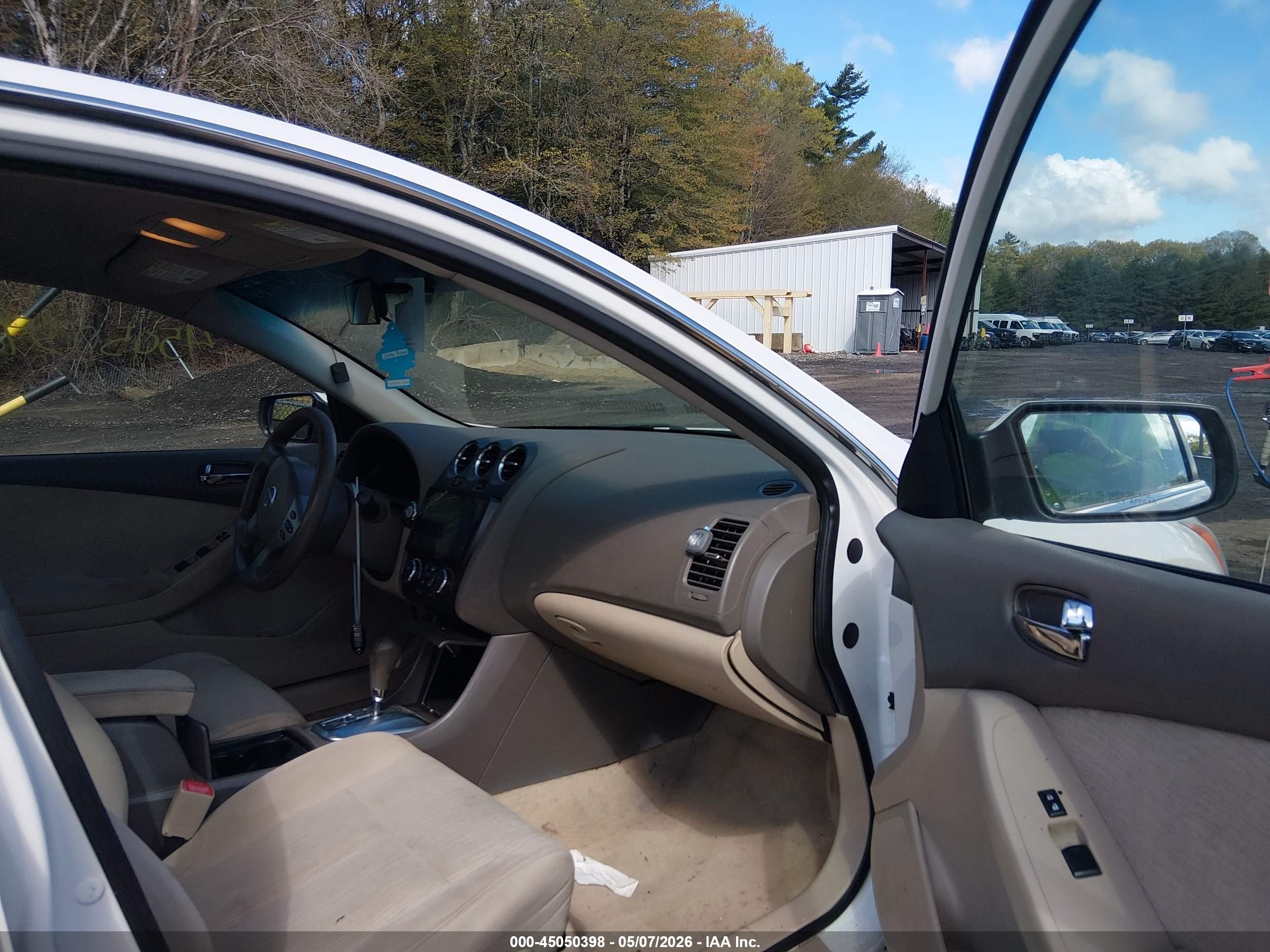 2012 Nissan Altima 2.5 S Белый vin: 1N4AL2AP9CN449256