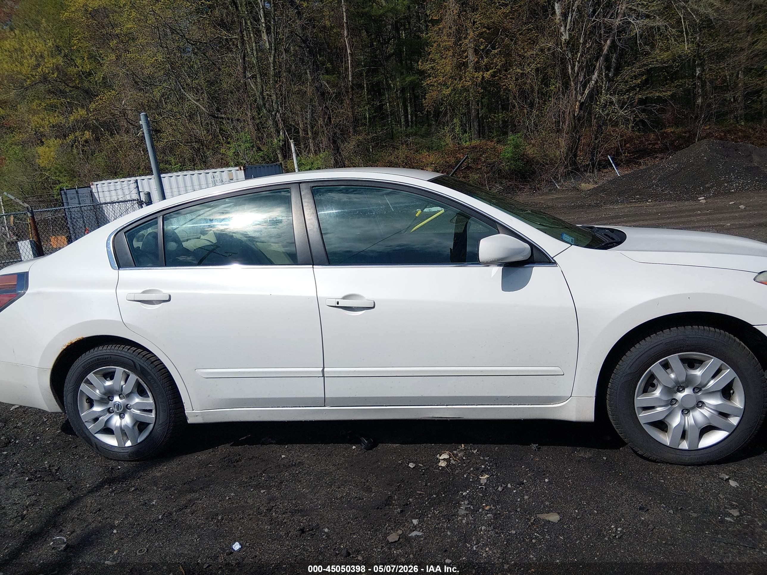 2012 Nissan Altima 2.5 S Белый vin: 1N4AL2AP9CN449256