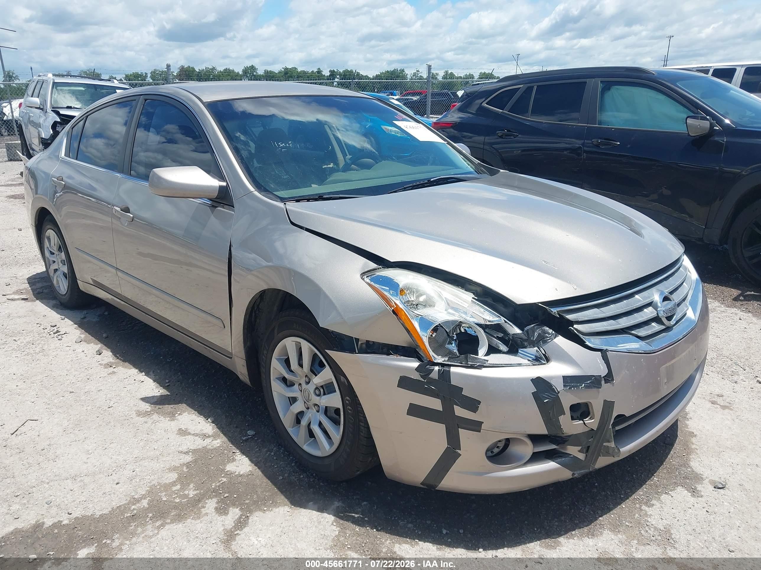 2012 Nissan Altima 2.5 S Tan vin: 1N4AL2AP9CN464792