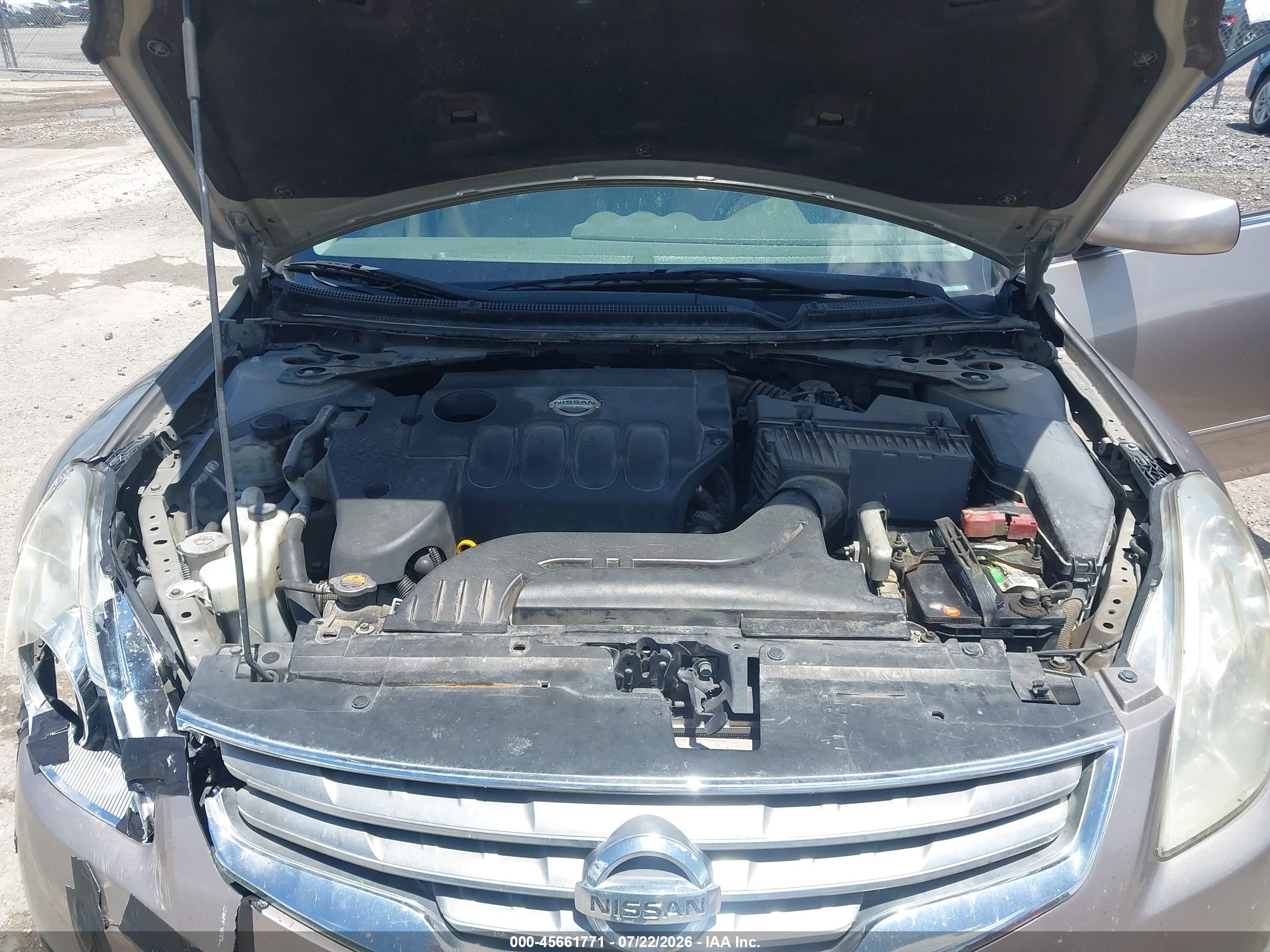2012 Nissan Altima 2.5 S Tan vin: 1N4AL2AP9CN464792