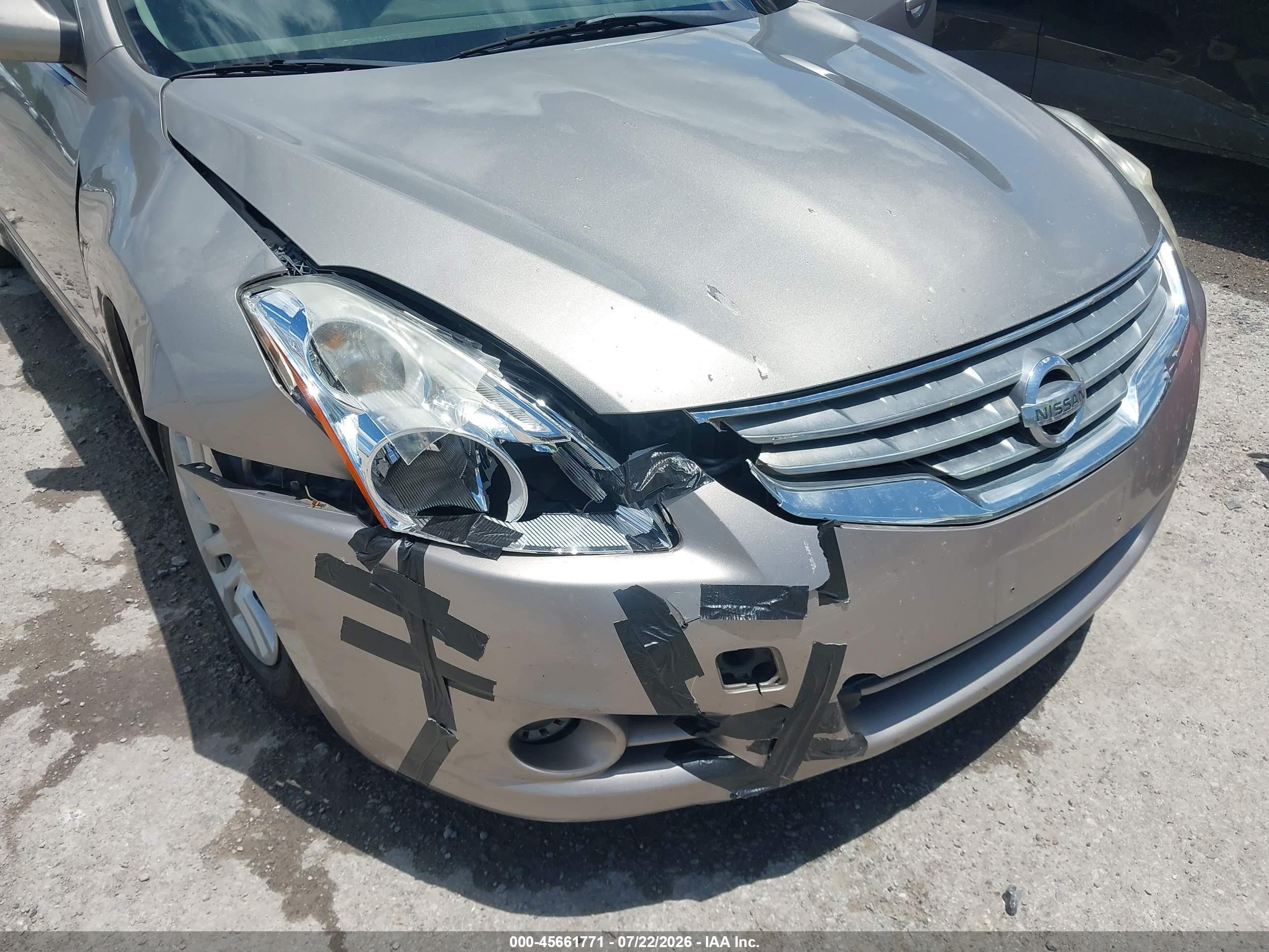 2012 Nissan Altima 2.5 S Tan vin: 1N4AL2AP9CN464792
