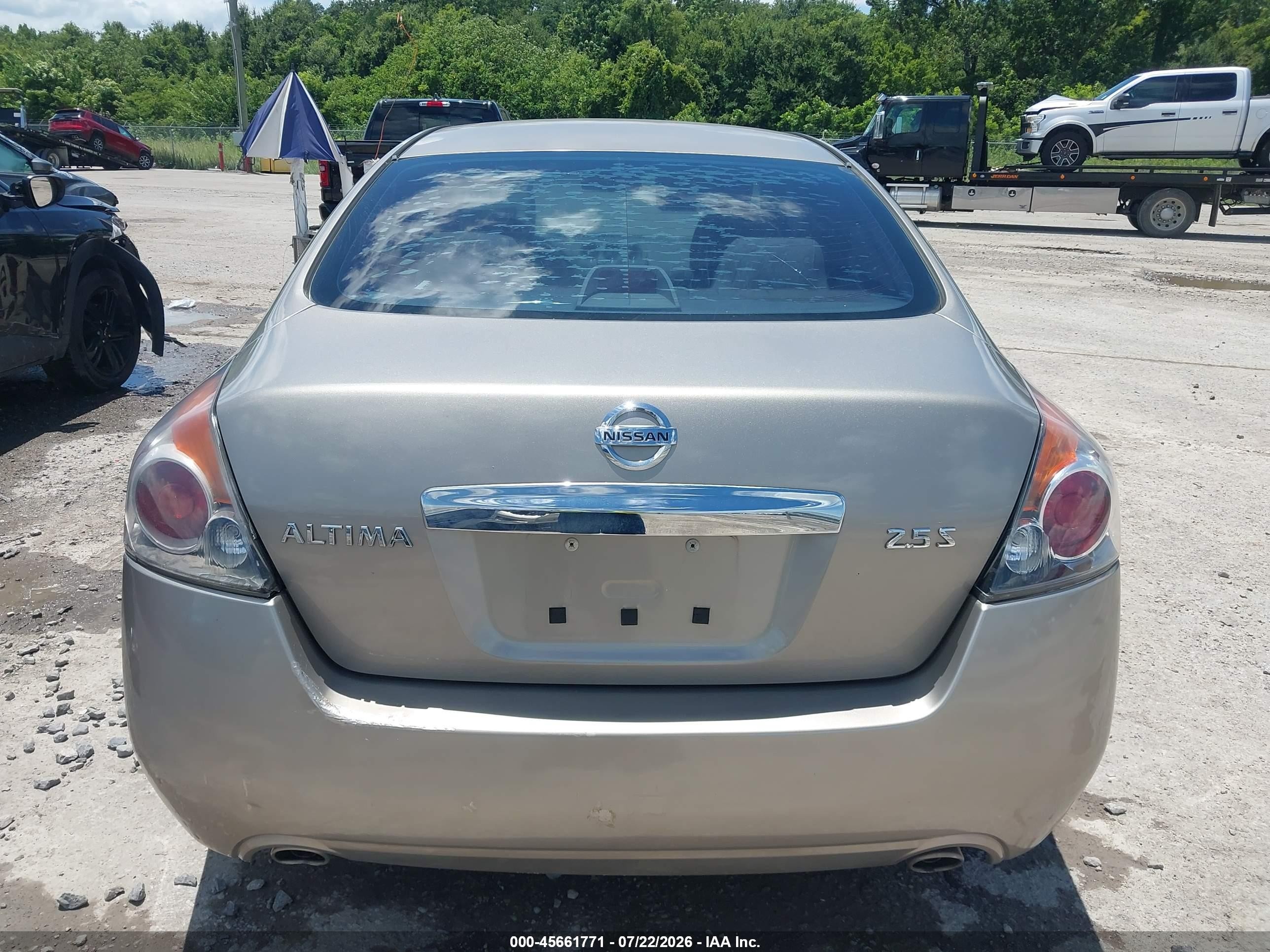 2012 Nissan Altima 2.5 S Tan vin: 1N4AL2AP9CN464792