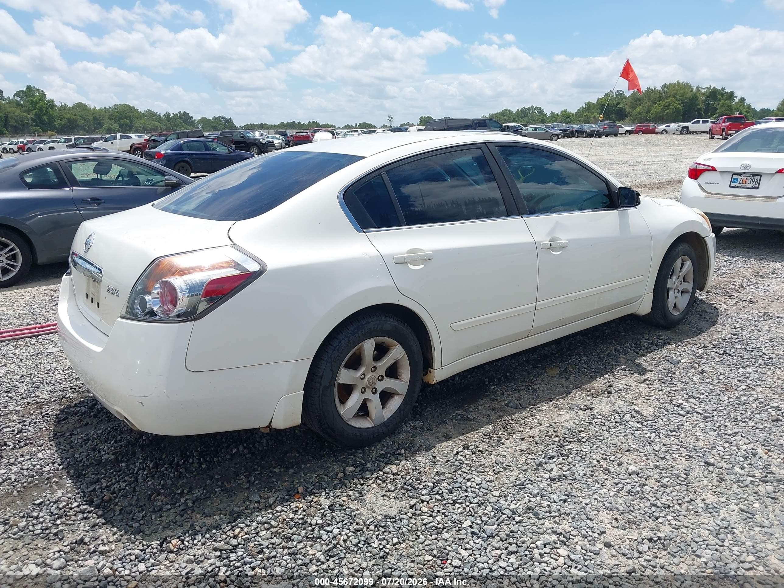 2012 Nissan Altima 2.5 S White vin: 1N4AL2AP9CN483083