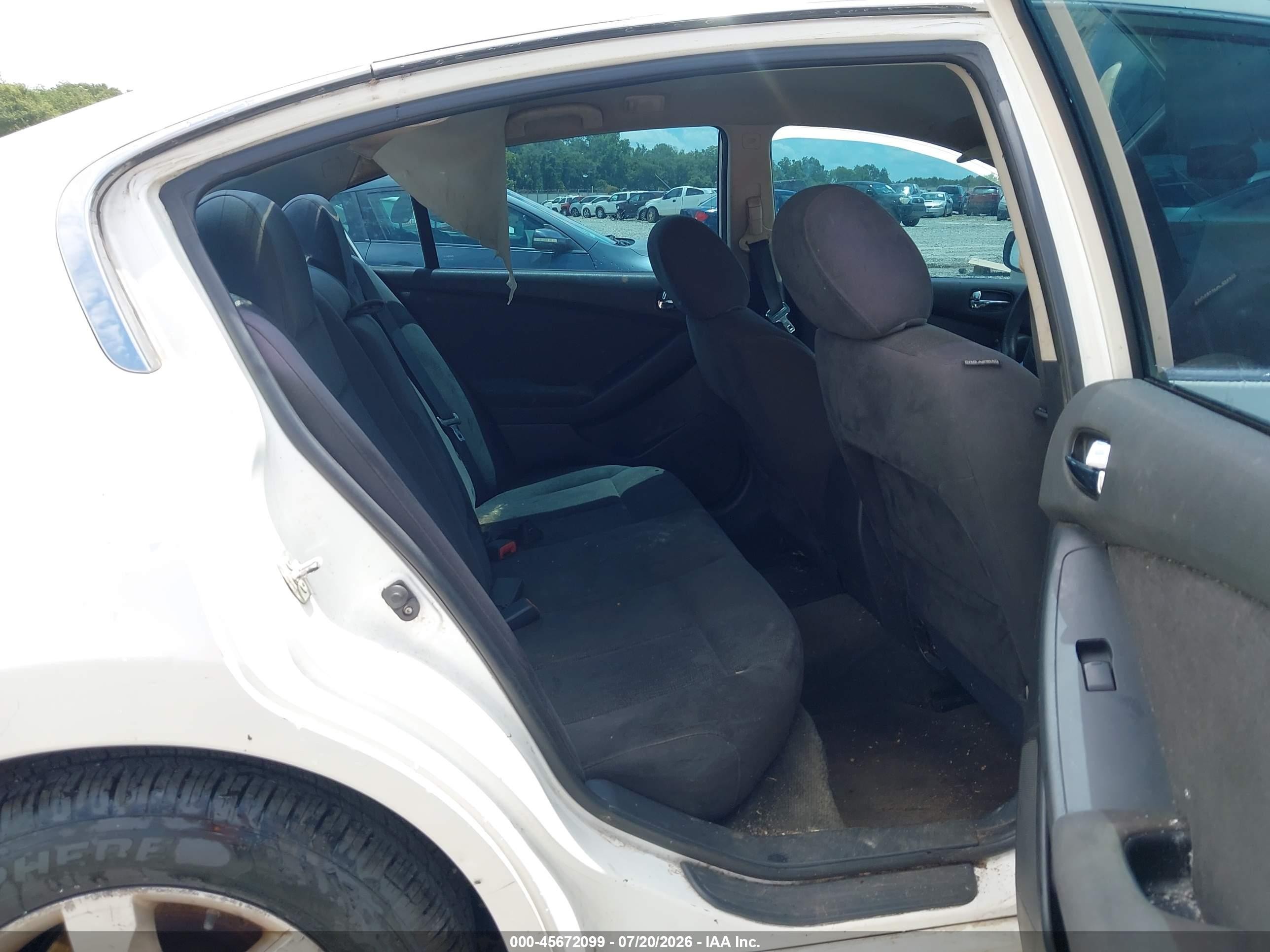 2012 Nissan Altima 2.5 S White vin: 1N4AL2AP9CN483083