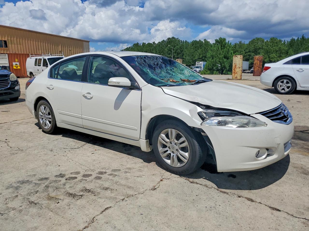2012 Nissan Altima 2.5 White vin: 1N4AL2AP9CN508113