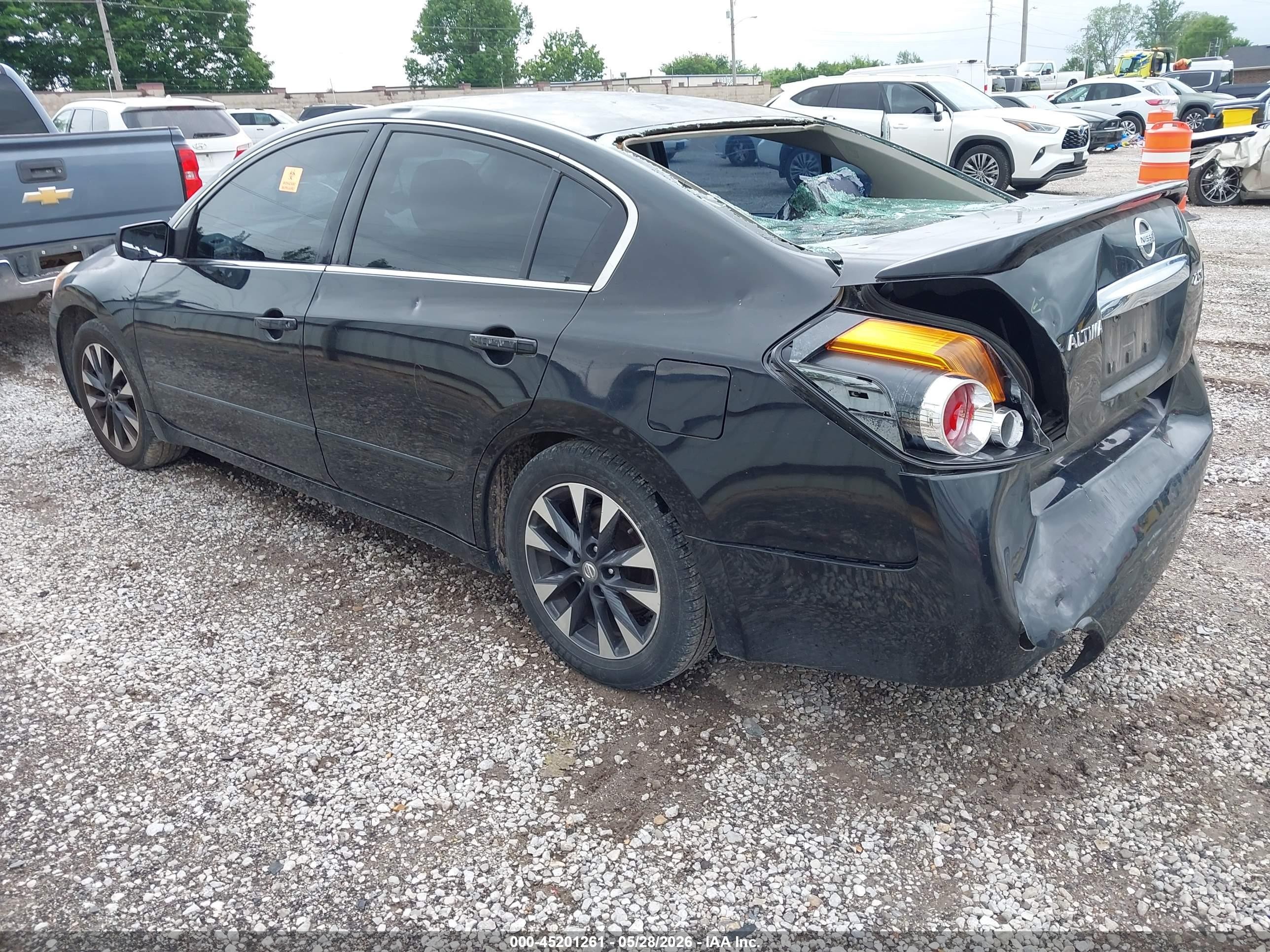 2012 Nissan Altima 2.5 S Black vin: 1N4AL2AP9CN512338