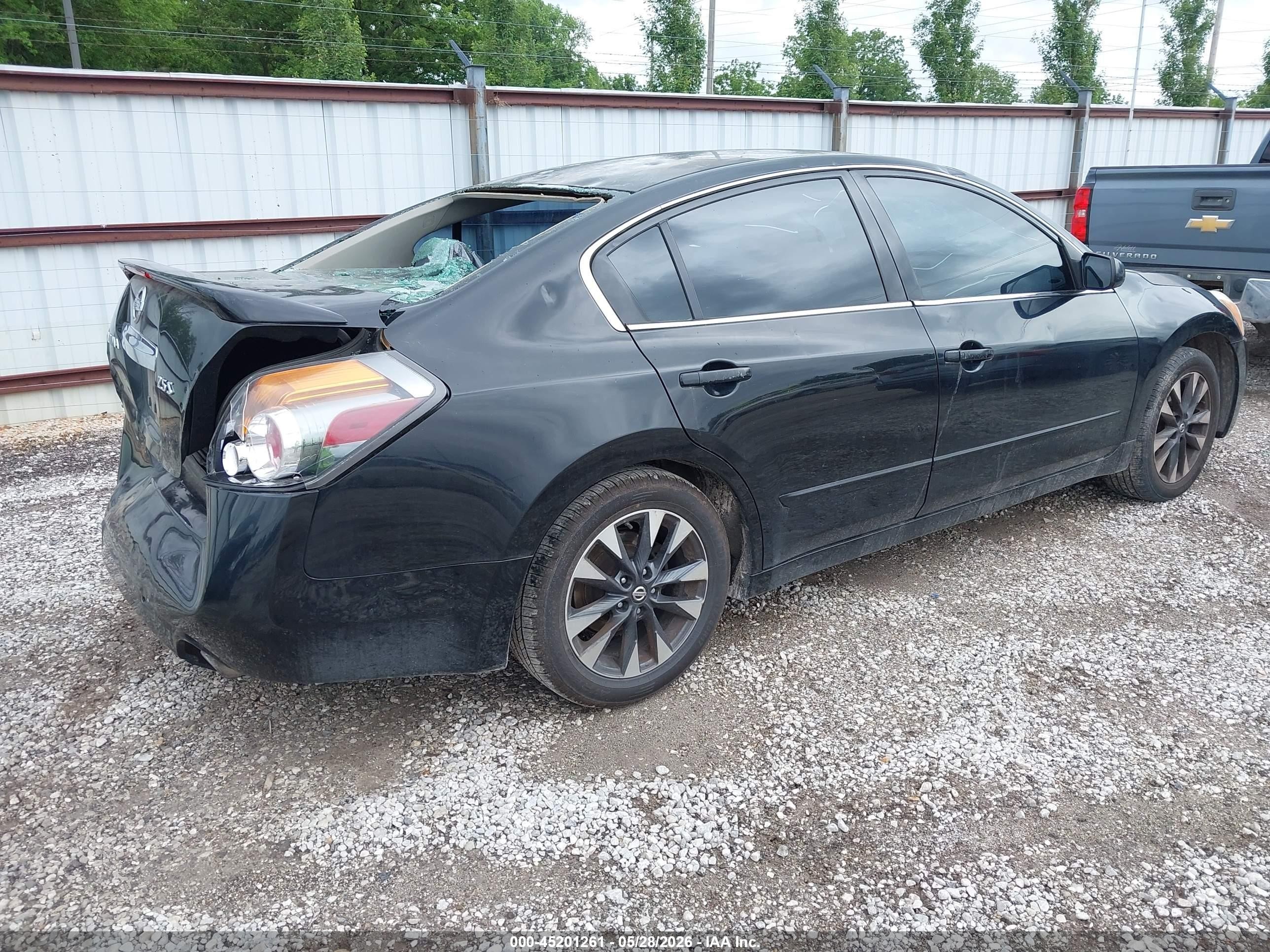2012 Nissan Altima 2.5 S Black vin: 1N4AL2AP9CN512338