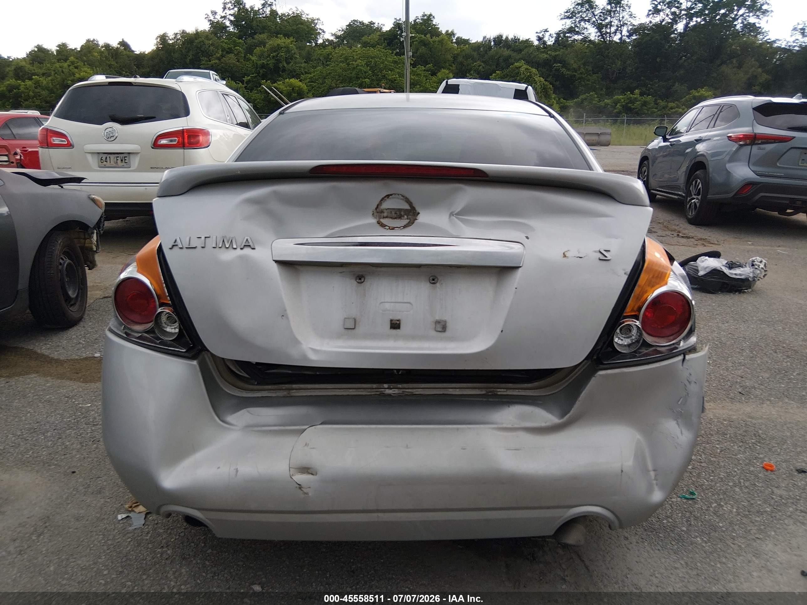 2012 Nissan Altima 2.5 S Silver vin: 1N4AL2AP9CN556436