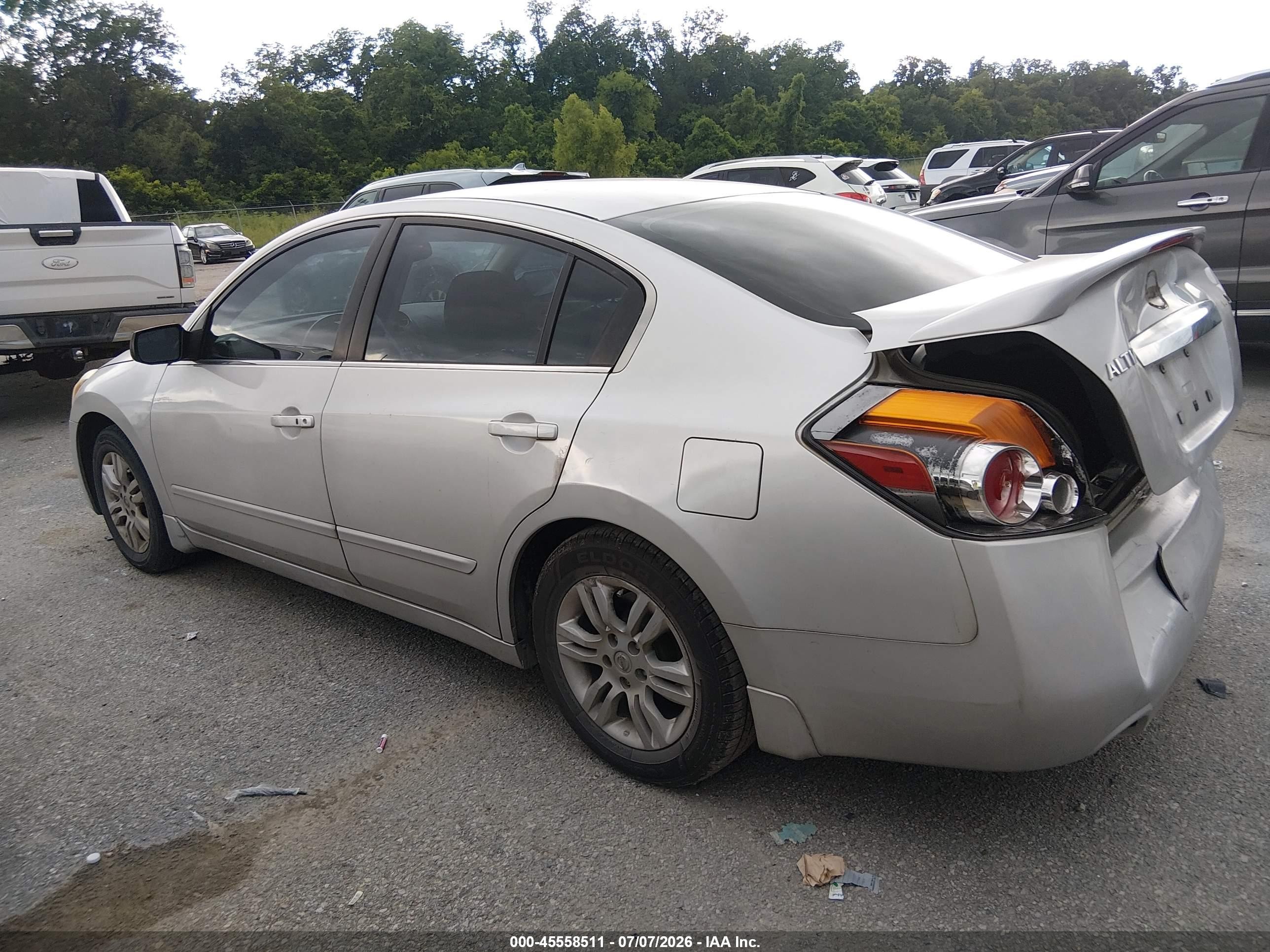 2012 Nissan Altima 2.5 S Silver vin: 1N4AL2AP9CN556436
