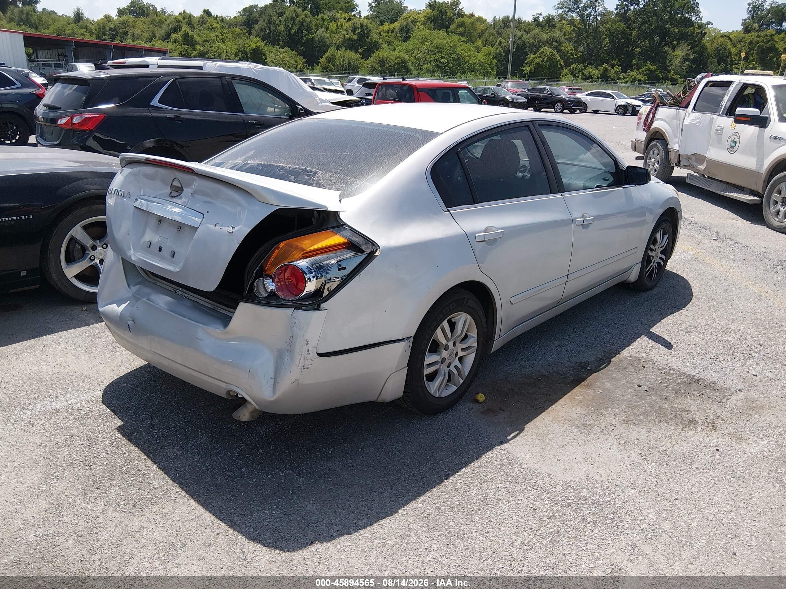 2012 Nissan Altima 2.5 S Silver vin: 1N4AL2AP9CN556436