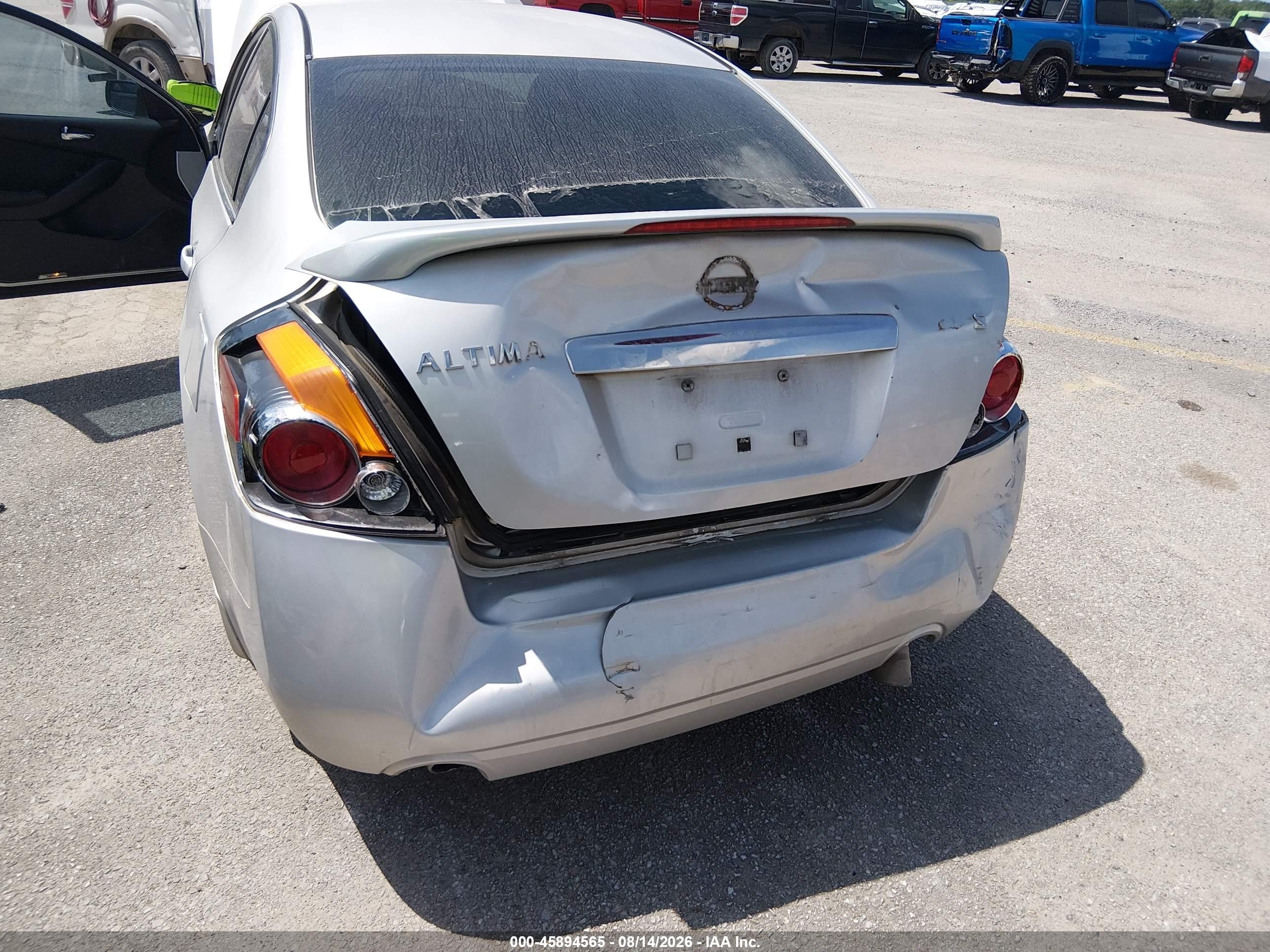 2012 Nissan Altima 2.5 S Silver vin: 1N4AL2AP9CN556436