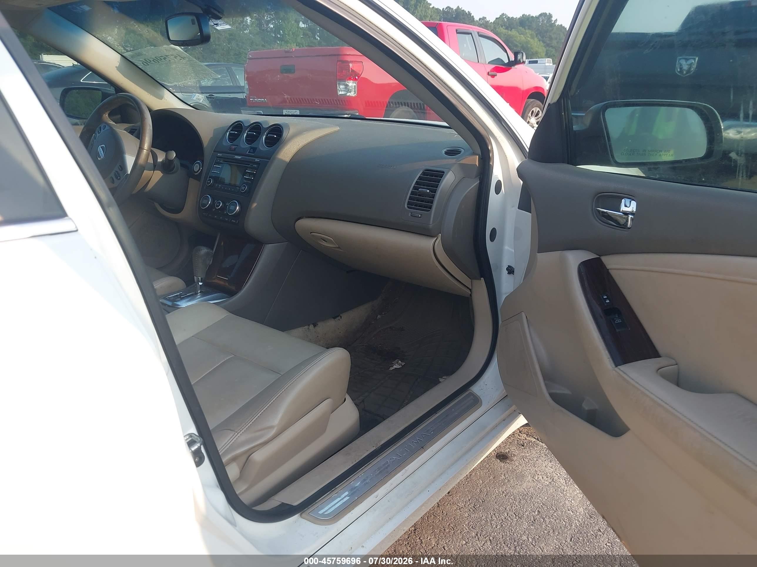 2012 Nissan Altima 2.5 S White vin: 1N4AL2AP9CN564892