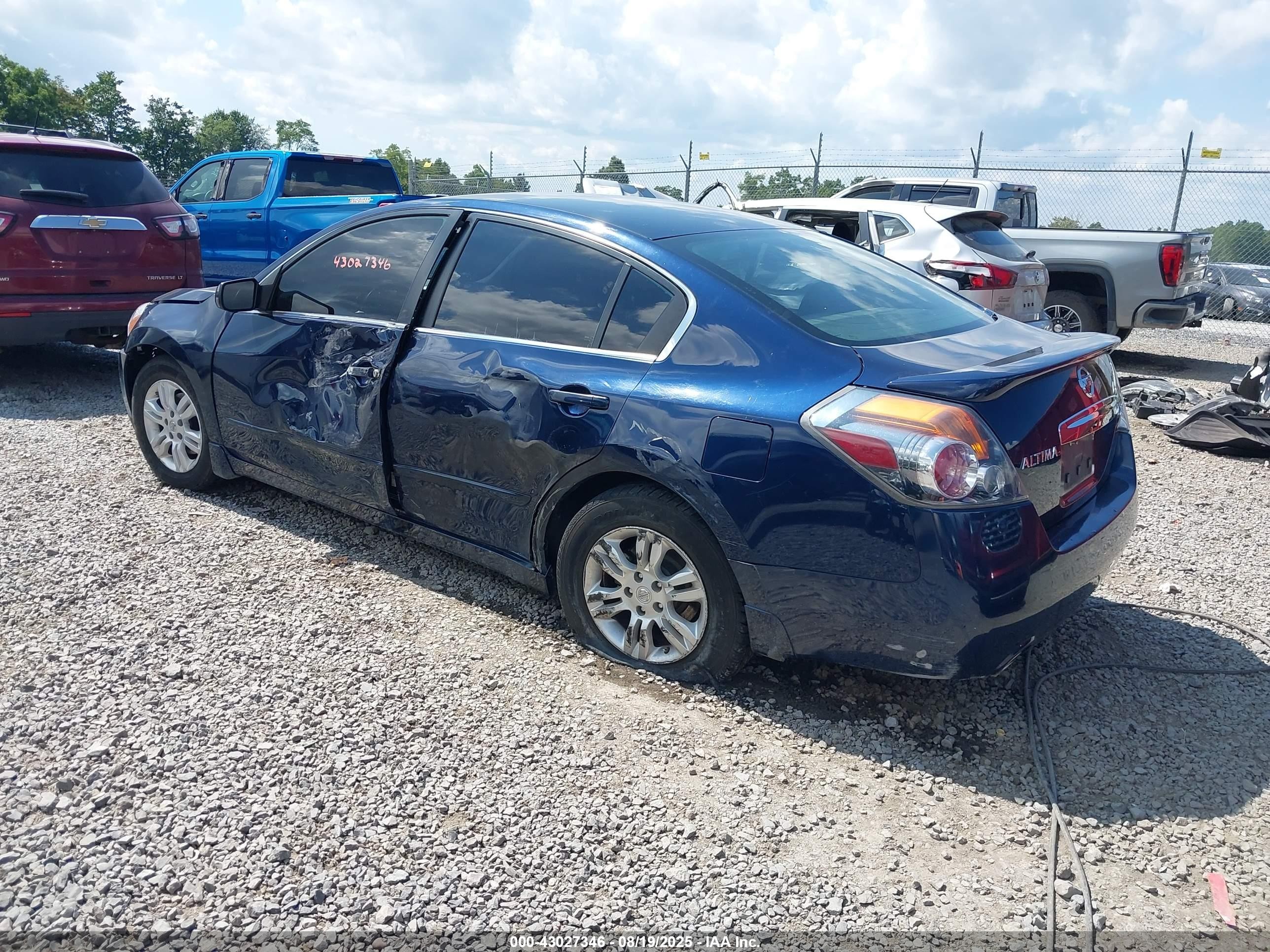 2012 Nissan Altima 2.5 S Blue vin: 1N4AL2AP9CN569106