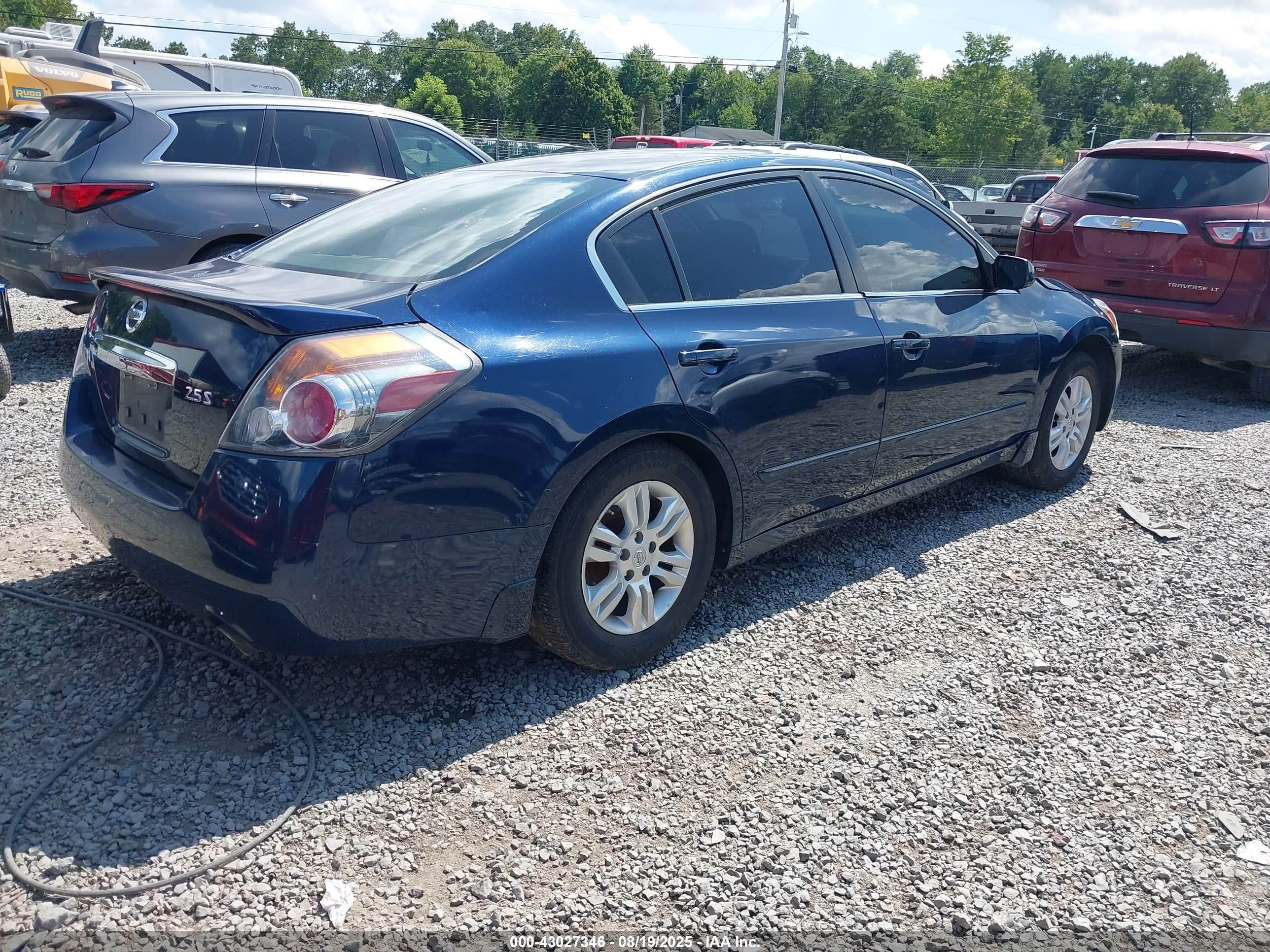 2012 Nissan Altima 2.5 S Blue vin: 1N4AL2AP9CN569106