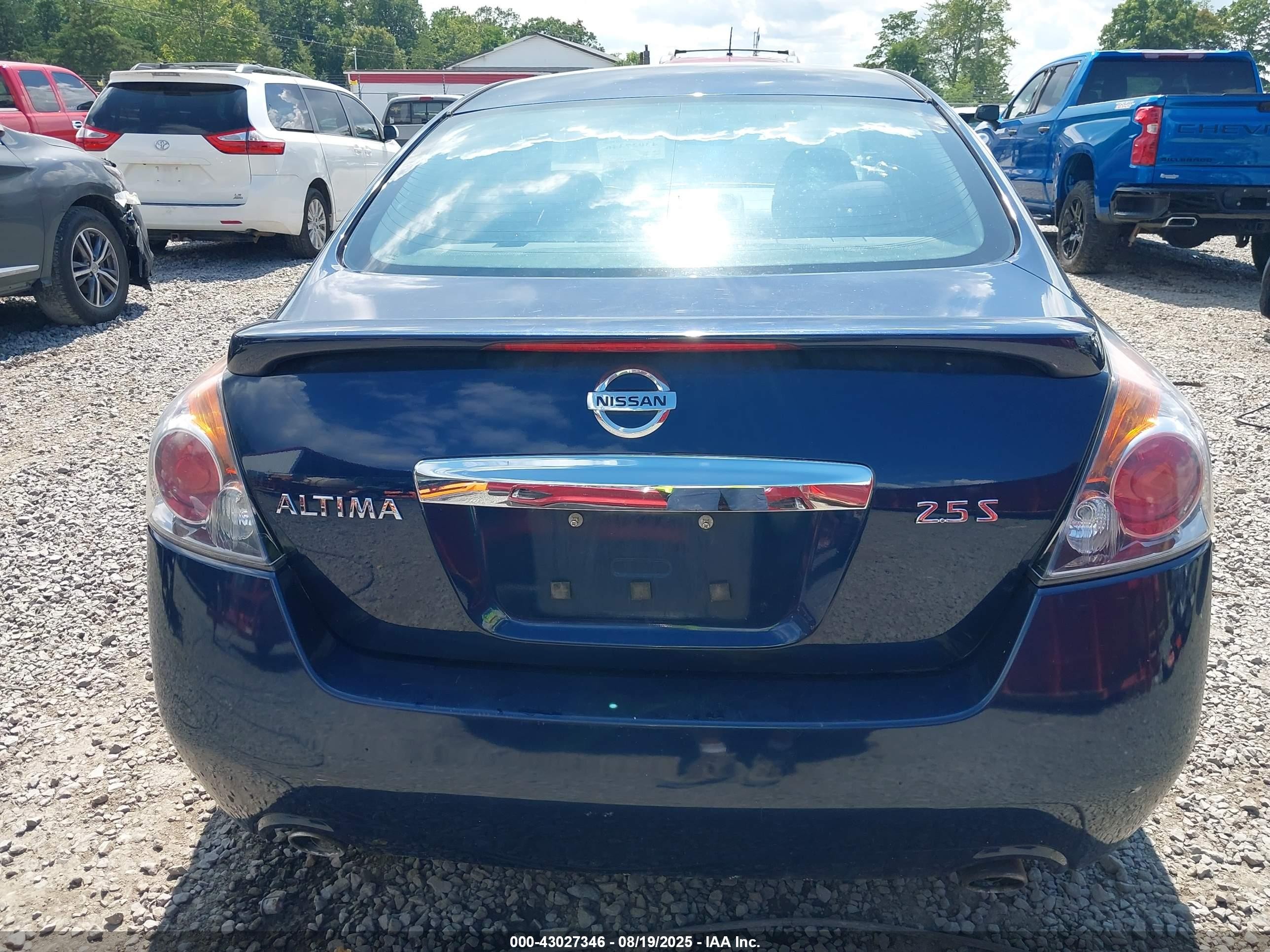 2012 Nissan Altima 2.5 S Blue vin: 1N4AL2AP9CN569106