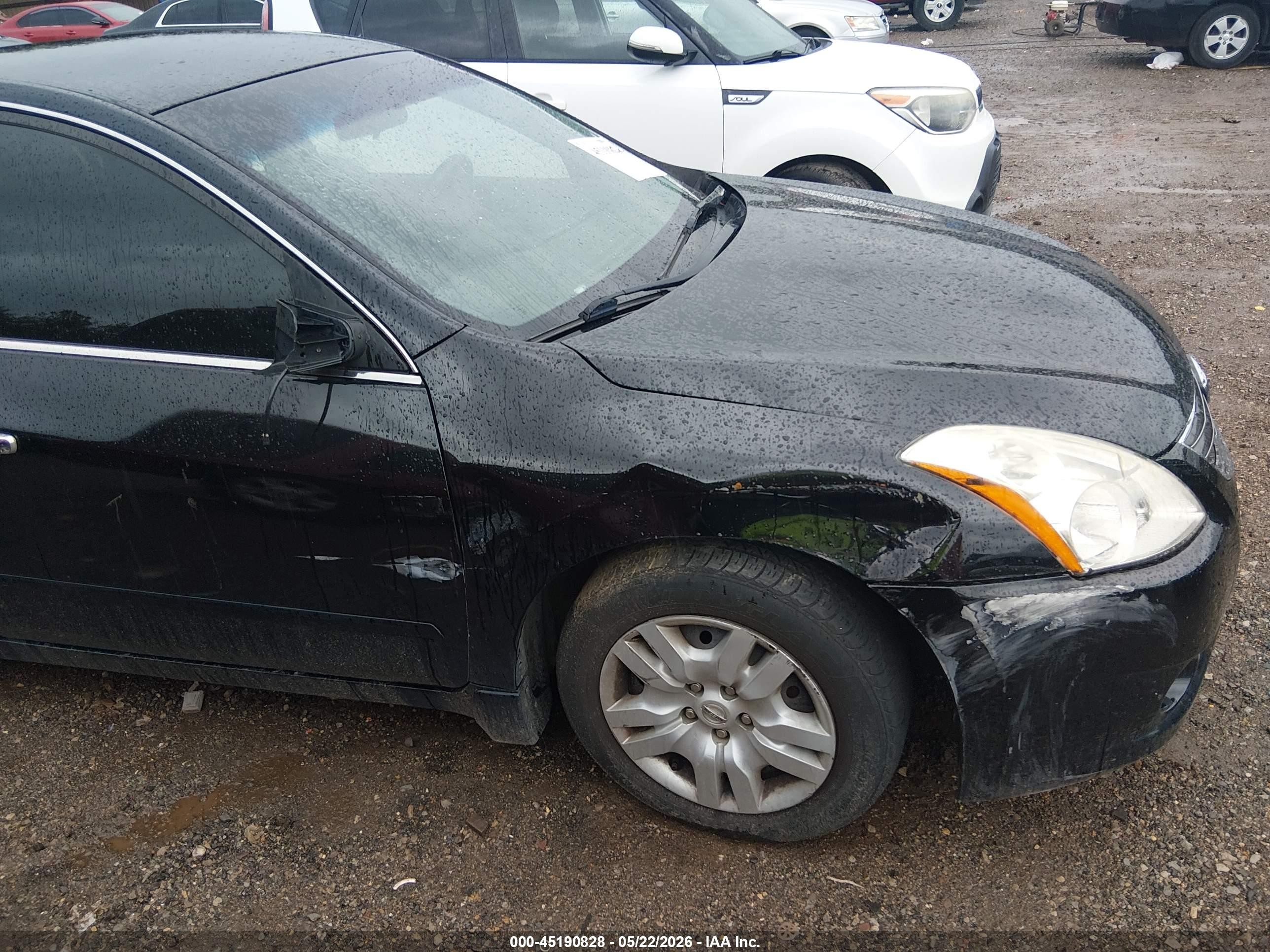 2012 Nissan Altima 2.5 S Black vin: 1N4AL2AP9CN576590