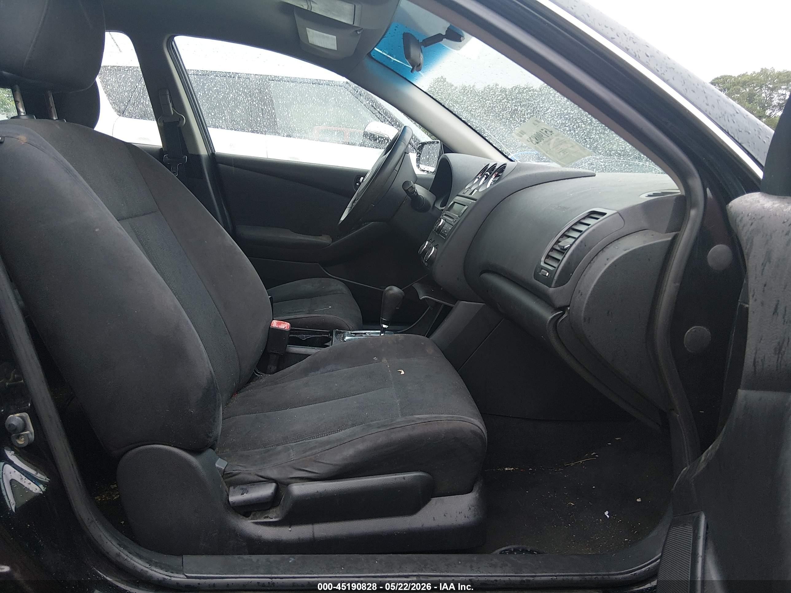 2012 Nissan Altima 2.5 S Black vin: 1N4AL2AP9CN576590