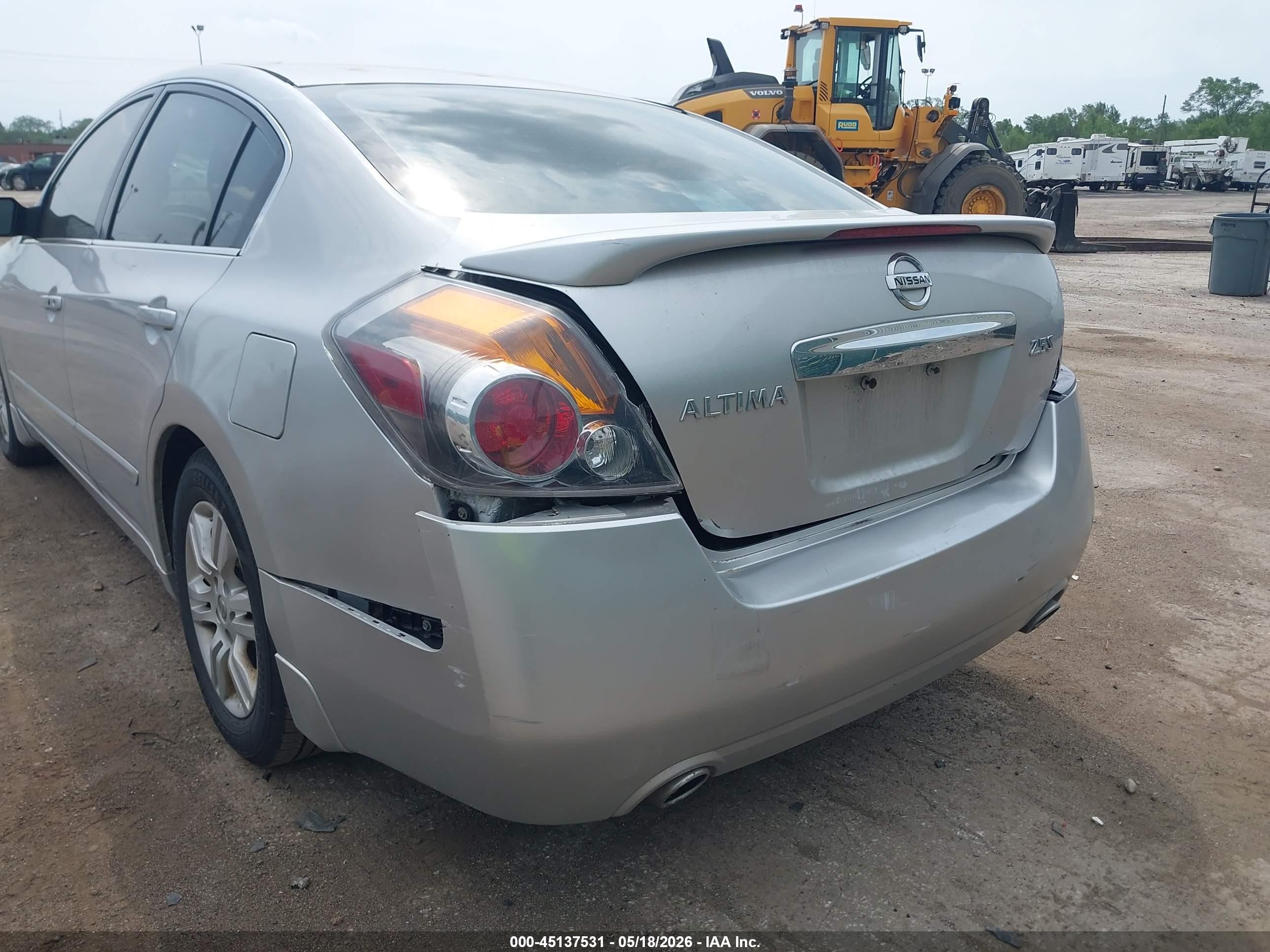 2012 Nissan Altima 2.5 S Silver vin: 1N4AL2AP9CN580753
