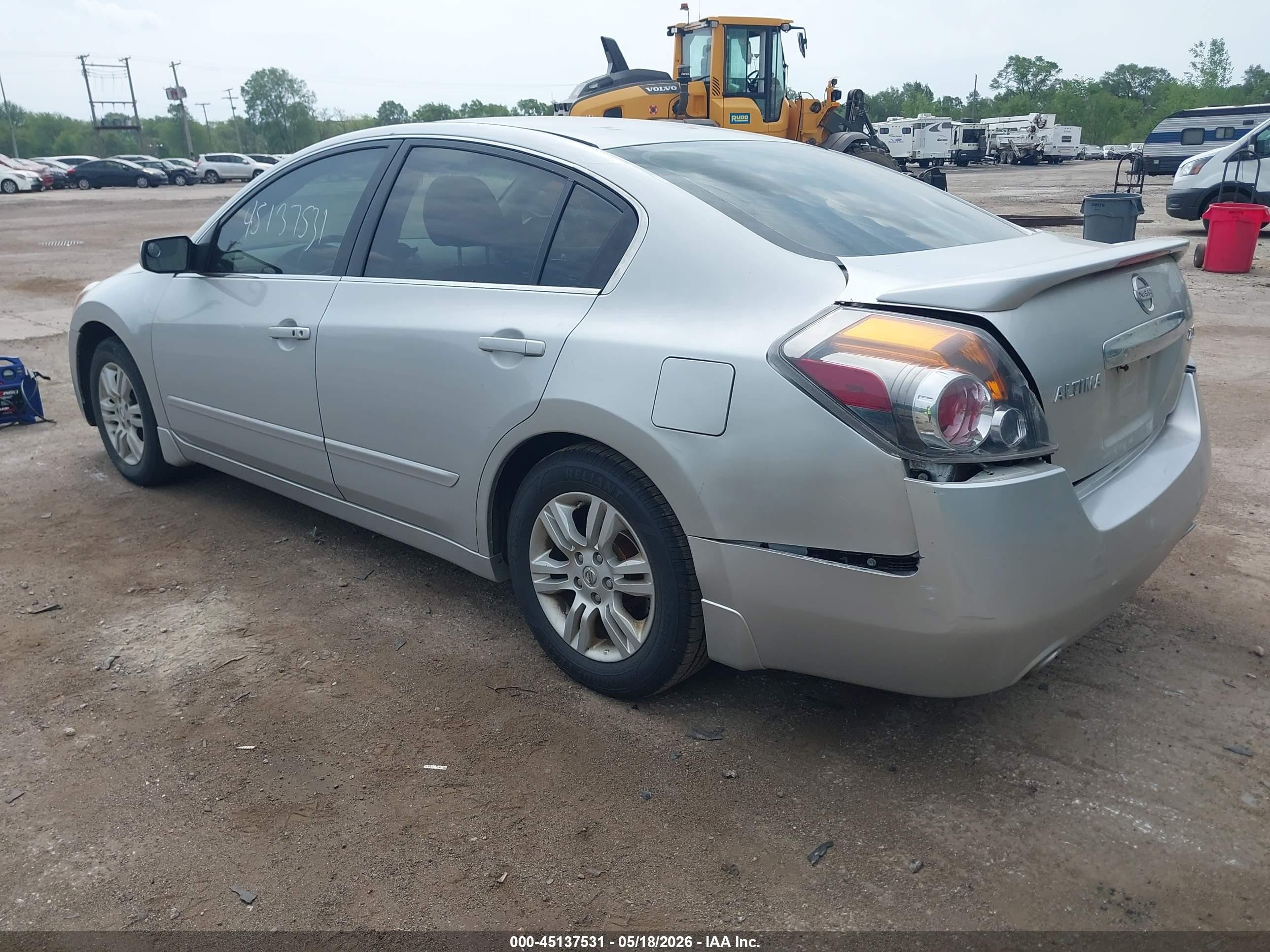 2012 Nissan Altima 2.5 S Silver vin: 1N4AL2AP9CN580753