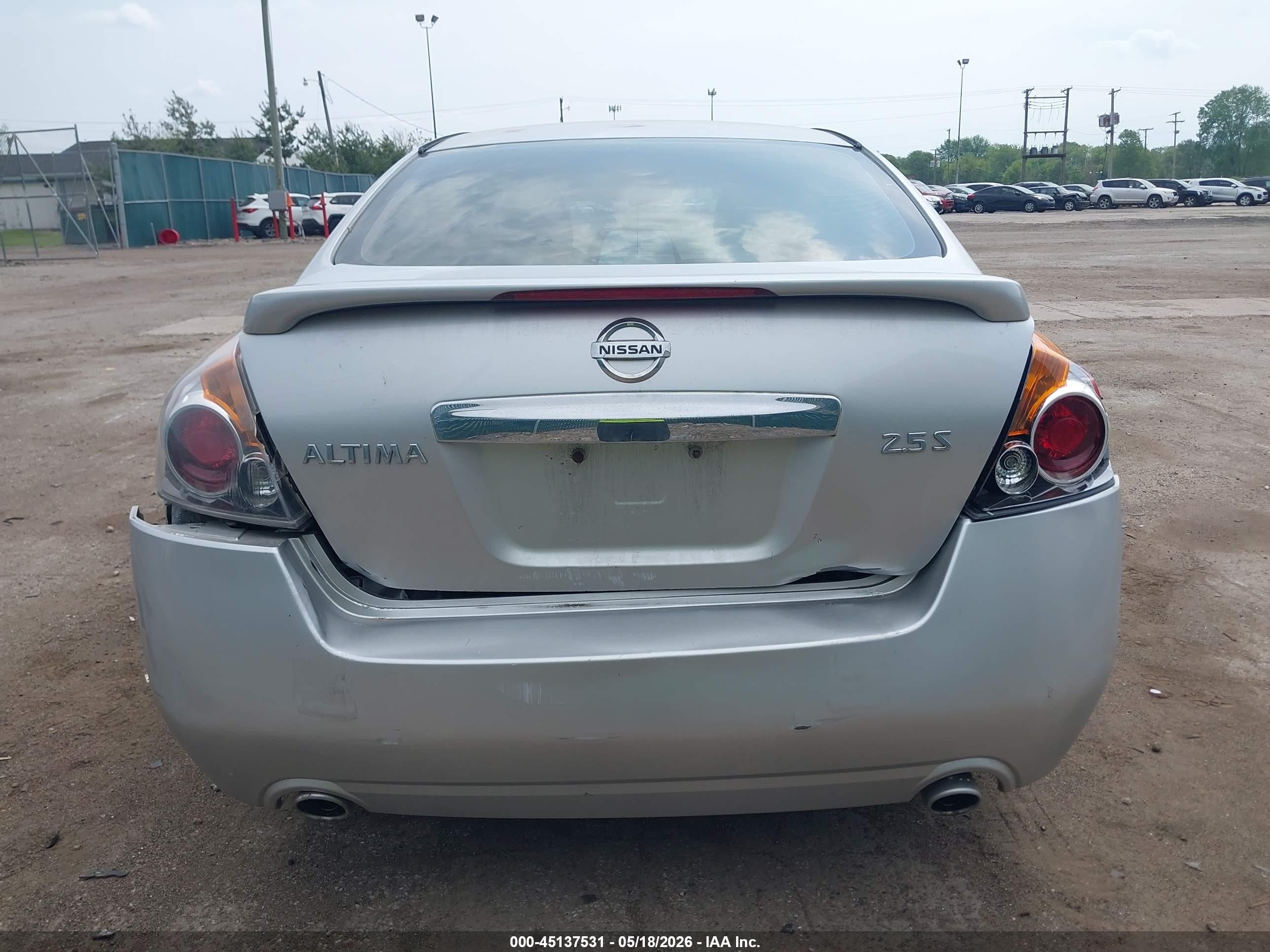 2012 Nissan Altima 2.5 S Silver vin: 1N4AL2AP9CN580753