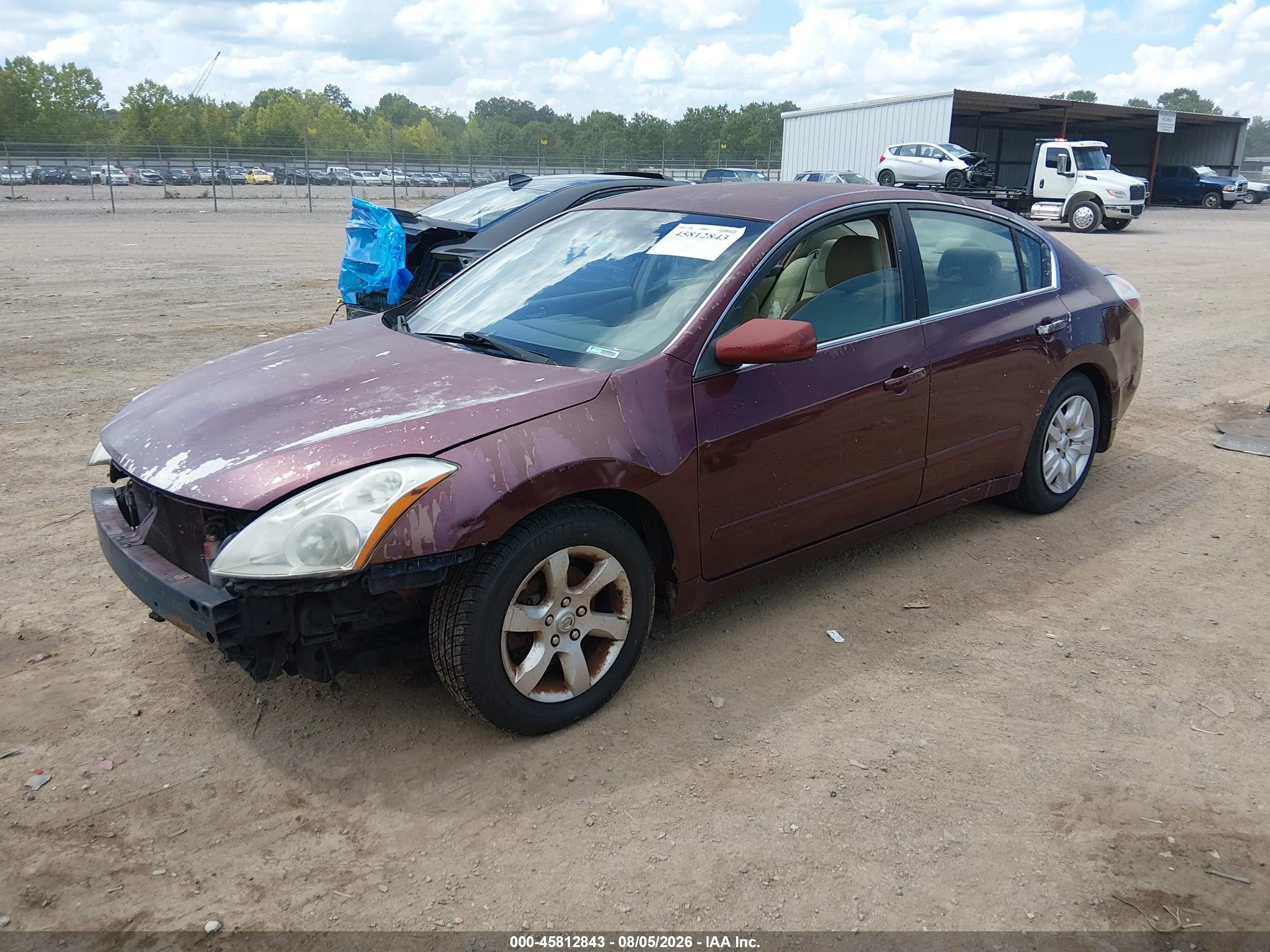 2010 Nissan Altima 2.5 S Темно-бордовый vin: 1N4AL2APXAN402332