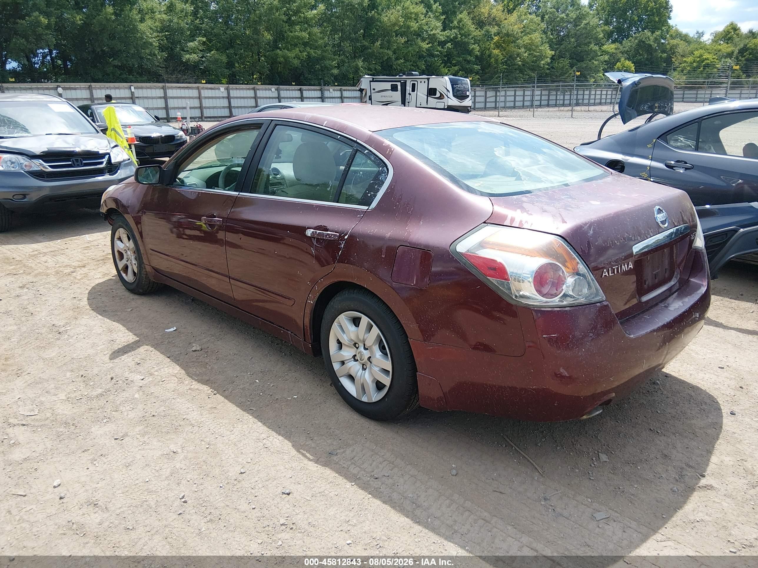 2010 Nissan Altima 2.5 S Темно-бордовый vin: 1N4AL2APXAN402332