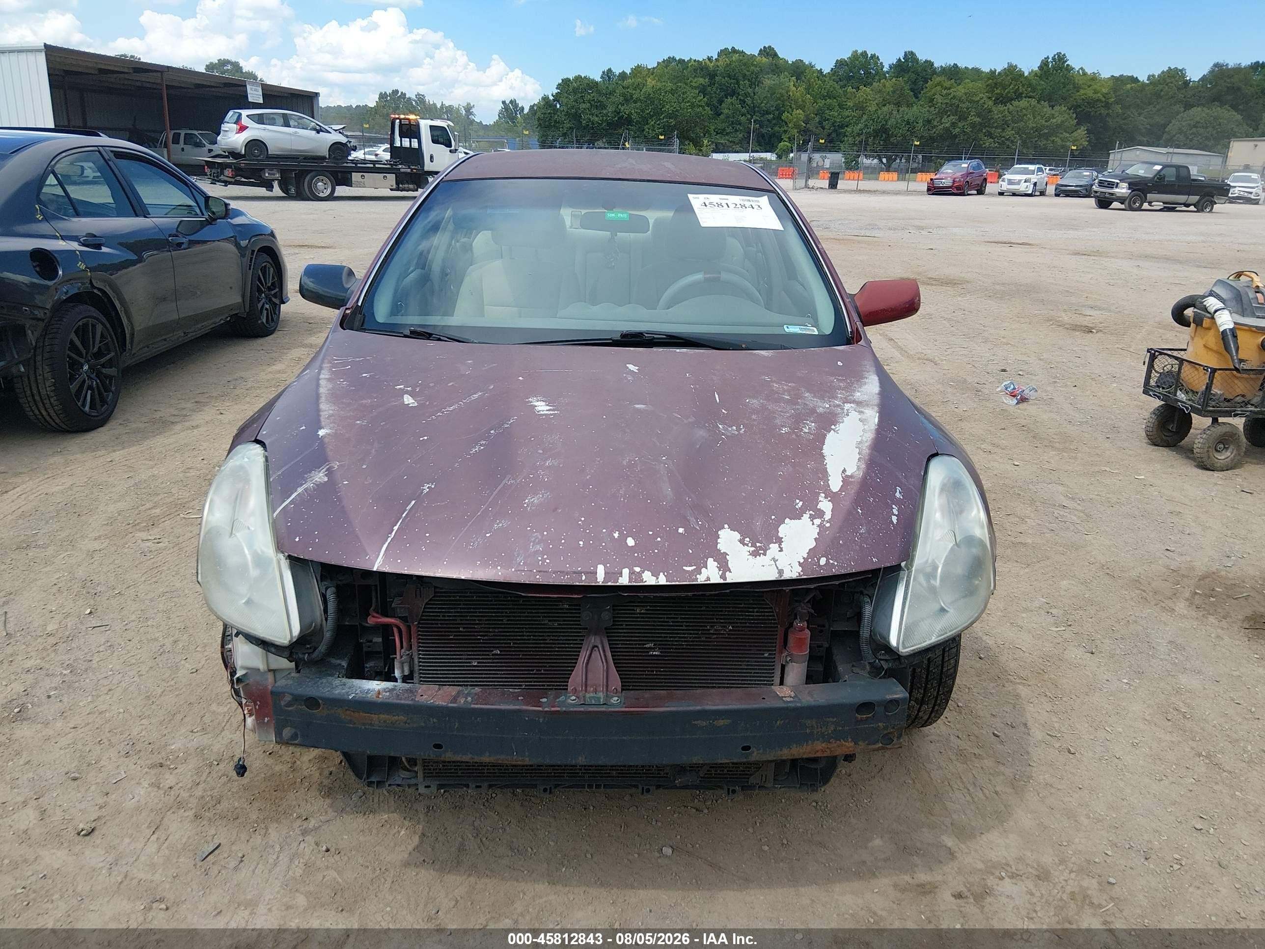 2010 Nissan Altima 2.5 S Темно-бордовый vin: 1N4AL2APXAN402332