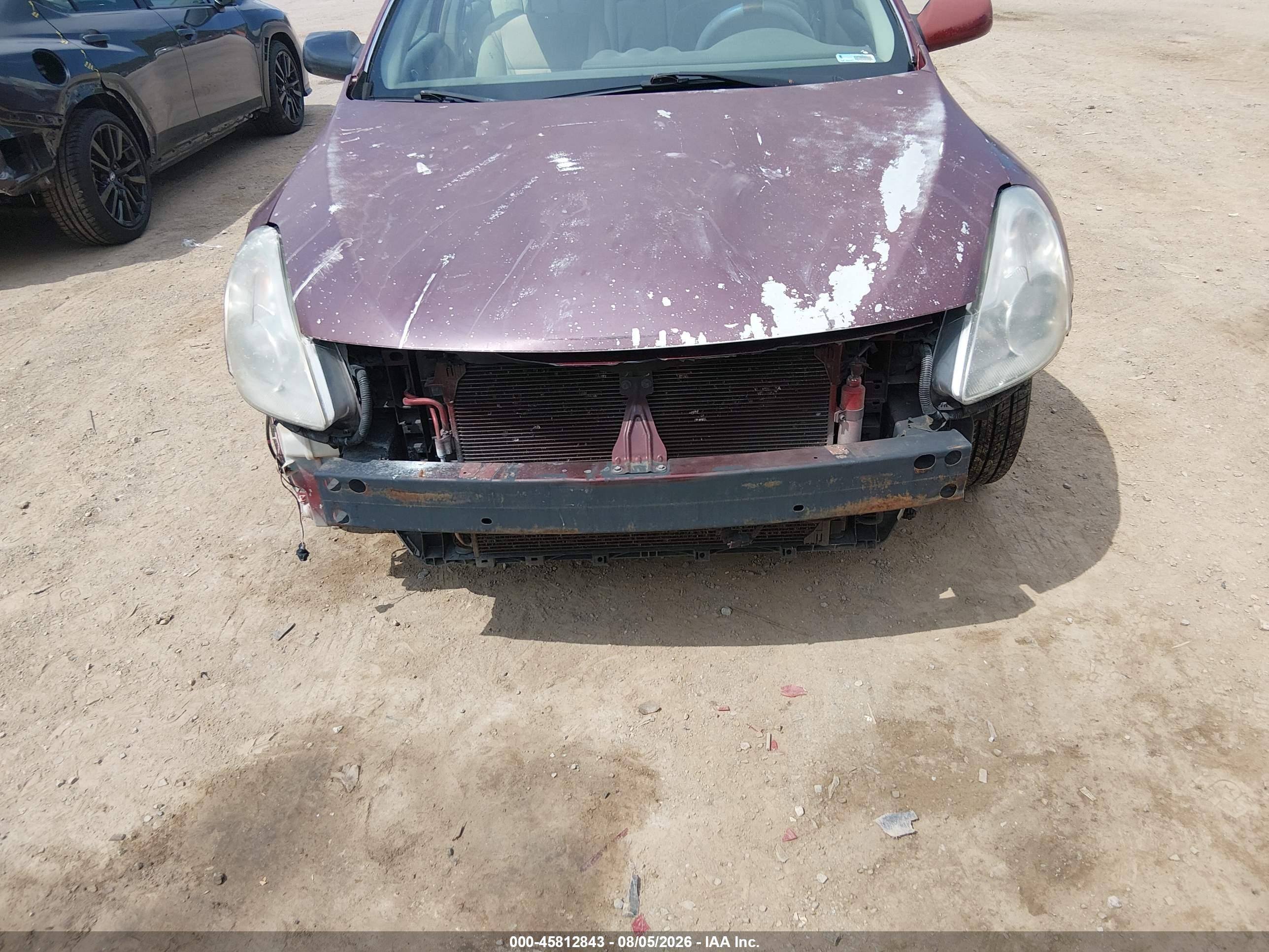 2010 Nissan Altima 2.5 S Темно-бордовый vin: 1N4AL2APXAN402332