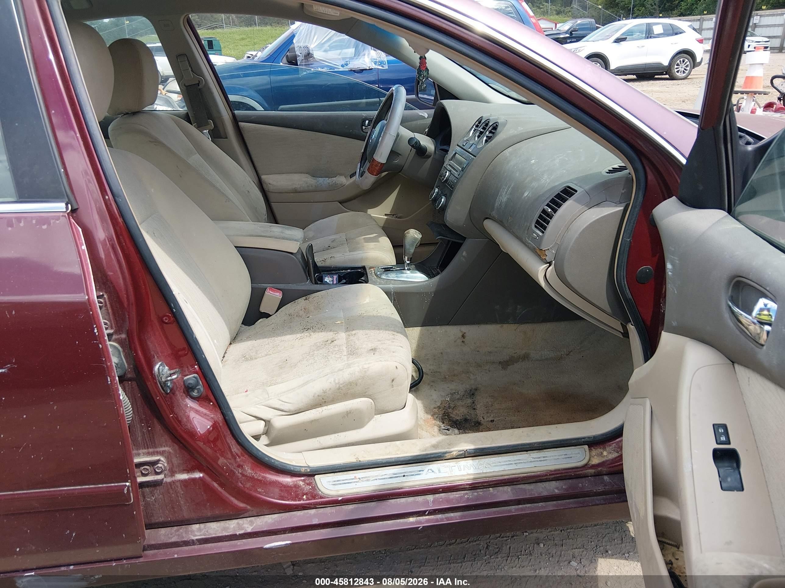 2010 Nissan Altima 2.5 S Темно-бордовый vin: 1N4AL2APXAN402332