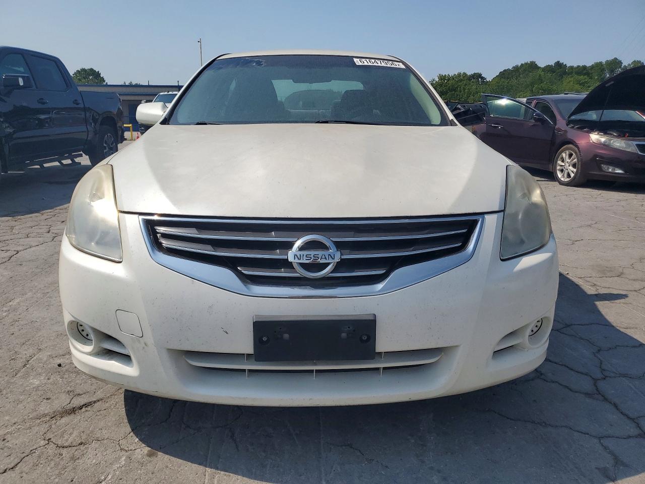 2010 Nissan Altima 2.5 White vin: 1N4AL2APXAN425514
