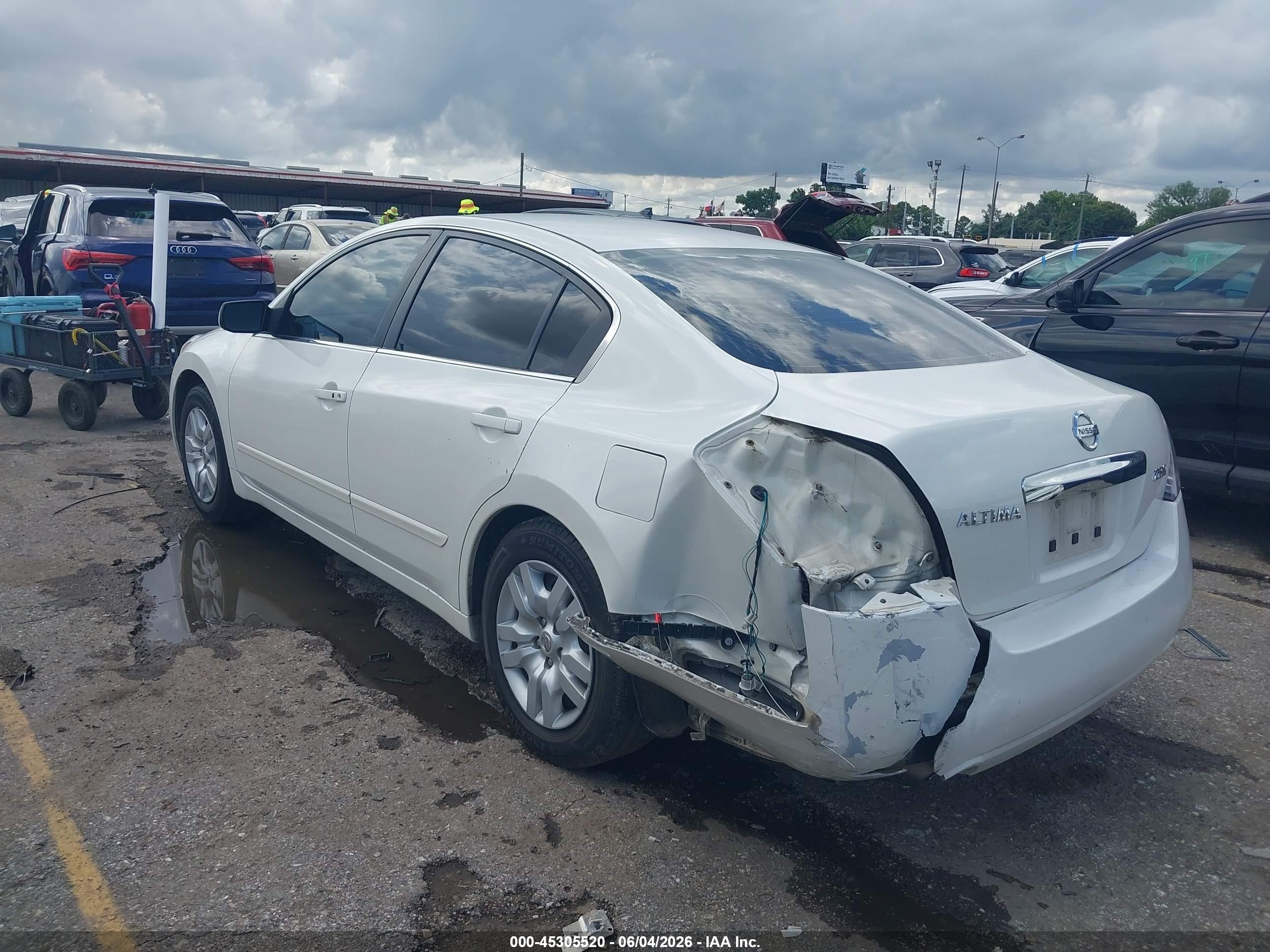 2010 Nissan Altima 2.5 S White vin: 1N4AL2APXAN436934