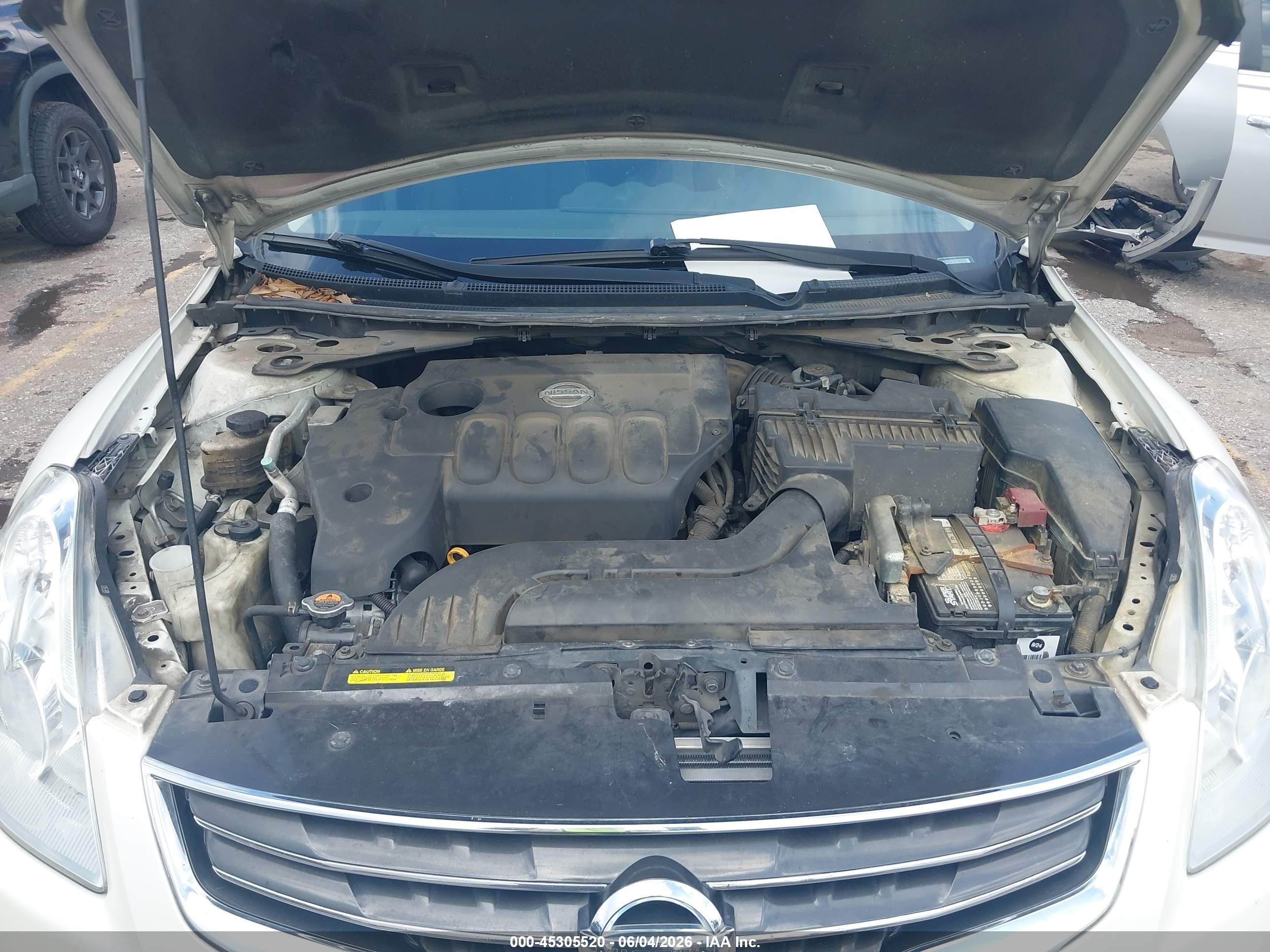 2010 Nissan Altima 2.5 S White vin: 1N4AL2APXAN436934