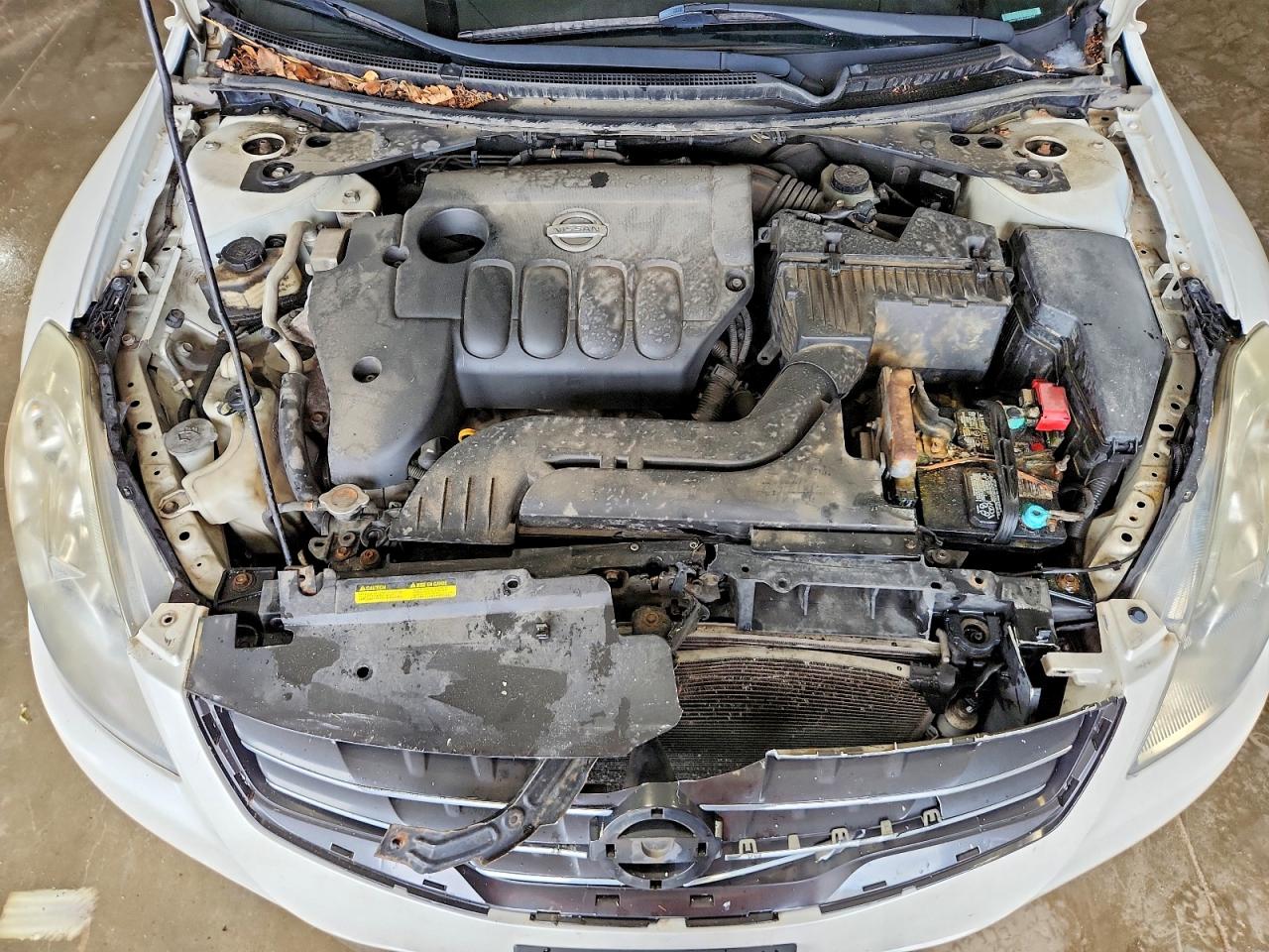 2010 Nissan Altima 2.5 White vin: 1N4AL2APXAN458707